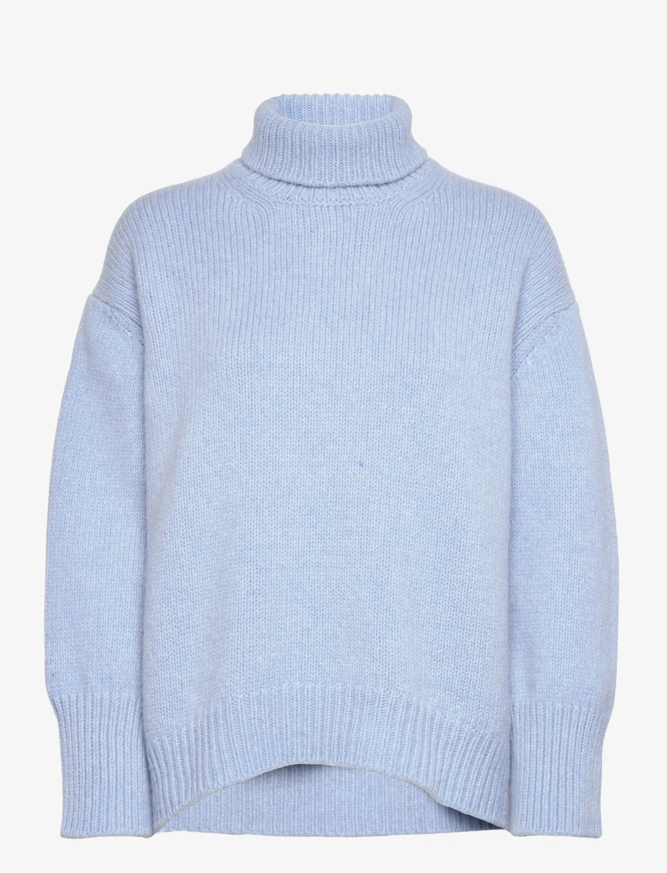 Levete Room - LR-PERLE - džemperi ar augstu apkakli - l246 - cashmere blue - 0