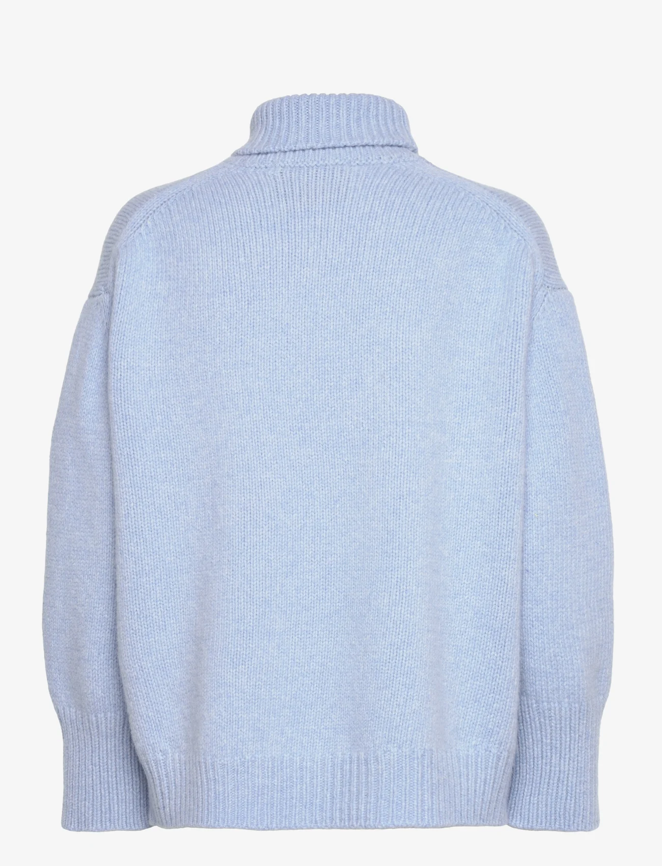 Levete Room - LR-PERLE - džemperi ar augstu apkakli - l246 - cashmere blue - 1