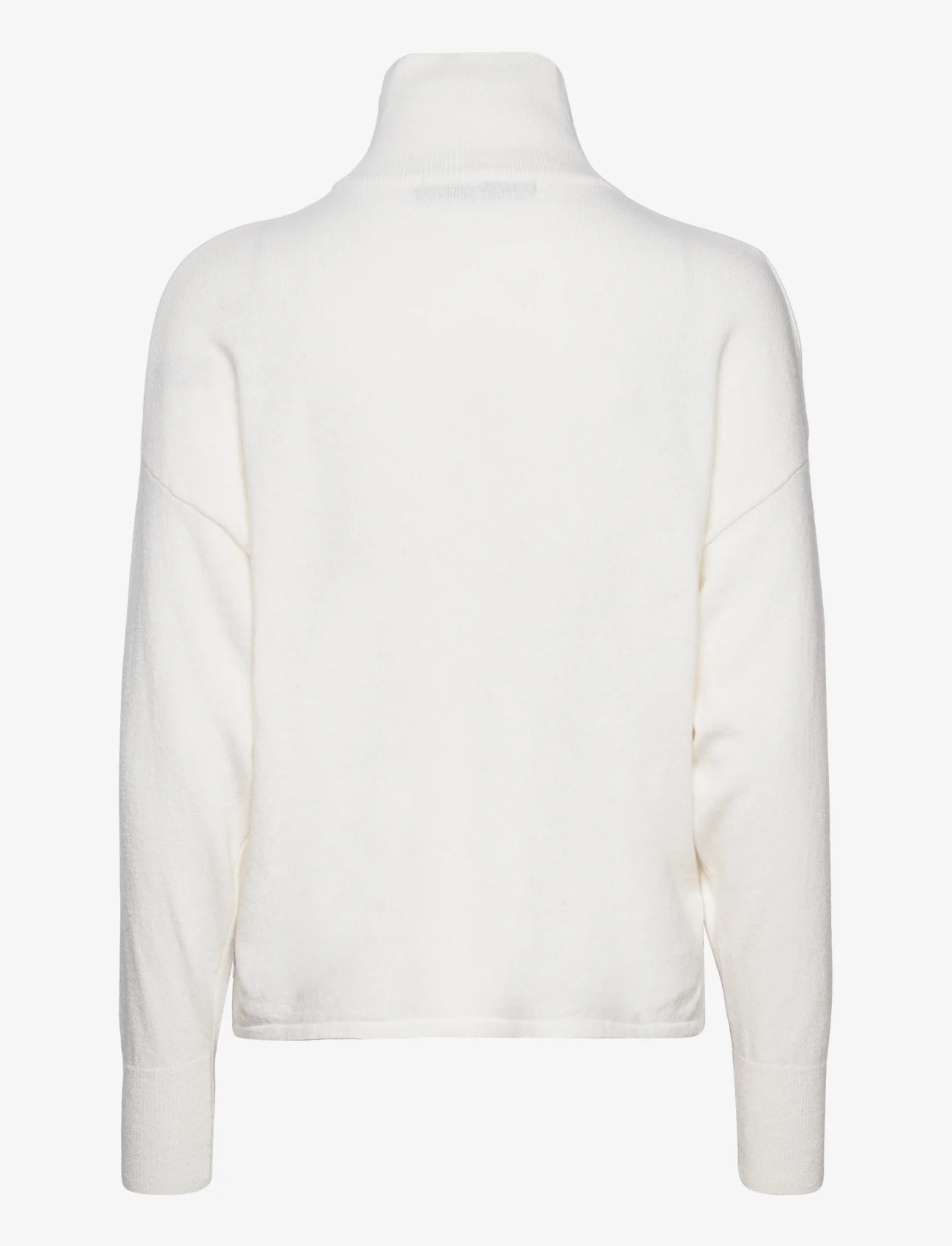 Levete Room - LR-ZOPHIA - megztiniai su aukšta apykakle - l106 - off white - 1