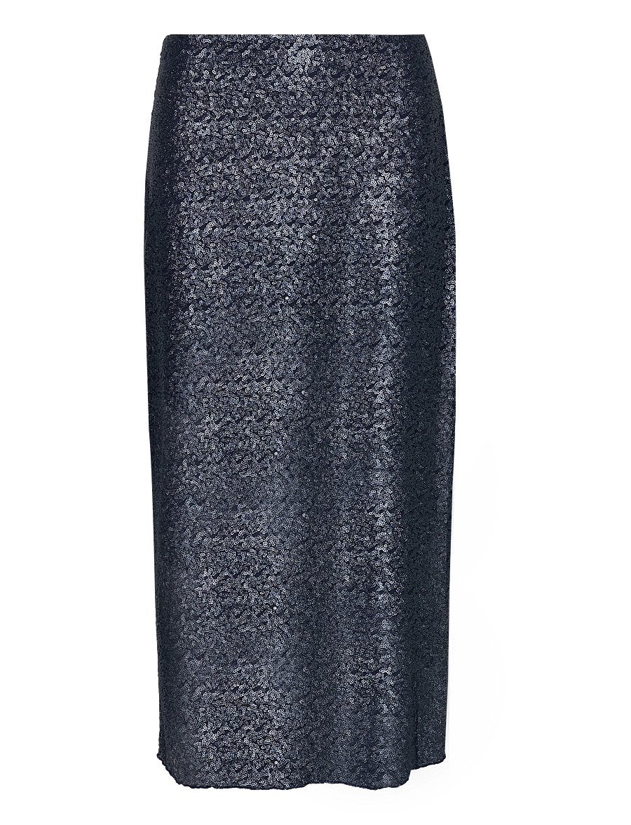 Levete Room - LR-DELIA - midi nederdele - l200c - dark navy combi - 0