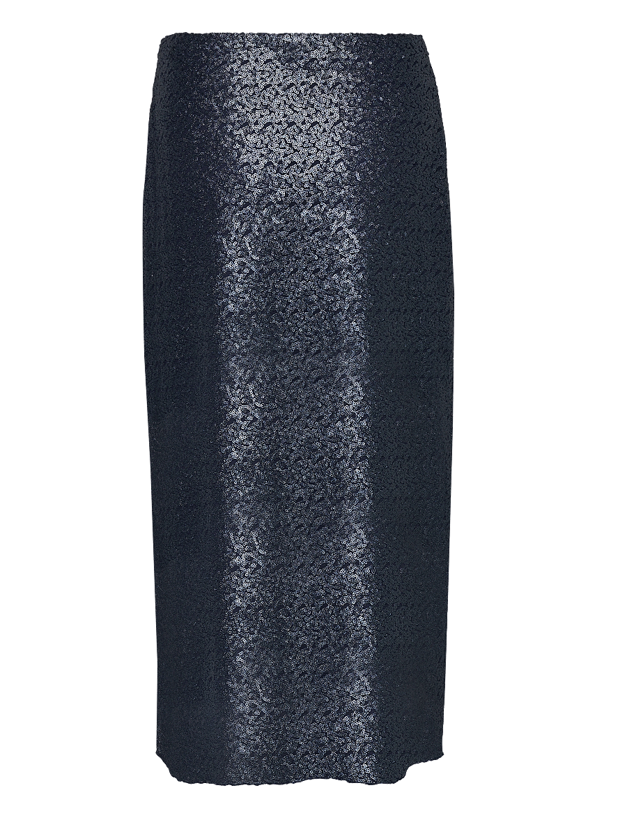 Levete Room - LR-DELIA - midi nederdele - l200c - dark navy combi - 1