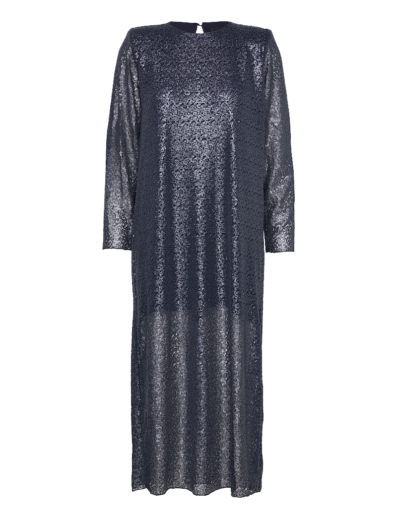 Levete Room - LR-DELIA - paljettklänningar - l200c - dark navy combi - 0