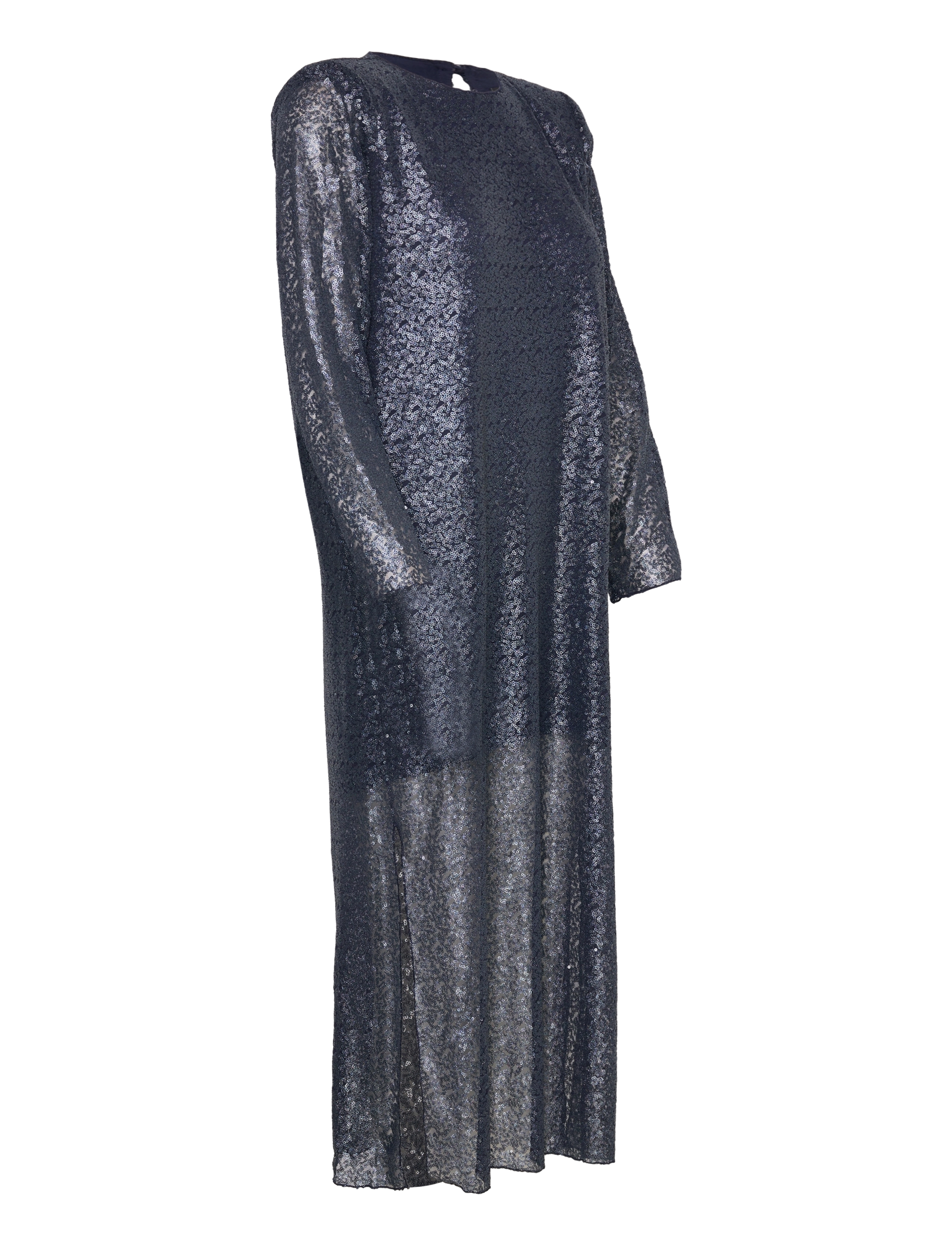 Levete Room - LR-DELIA - sequin dresses - l200c - dark navy combi - 3