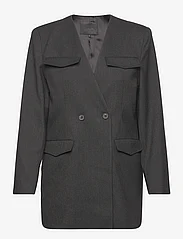 Levete Room - LR-DEACON - feestelijke kleding voor outlet-prijzen - l9906 - dark grey melange - 0