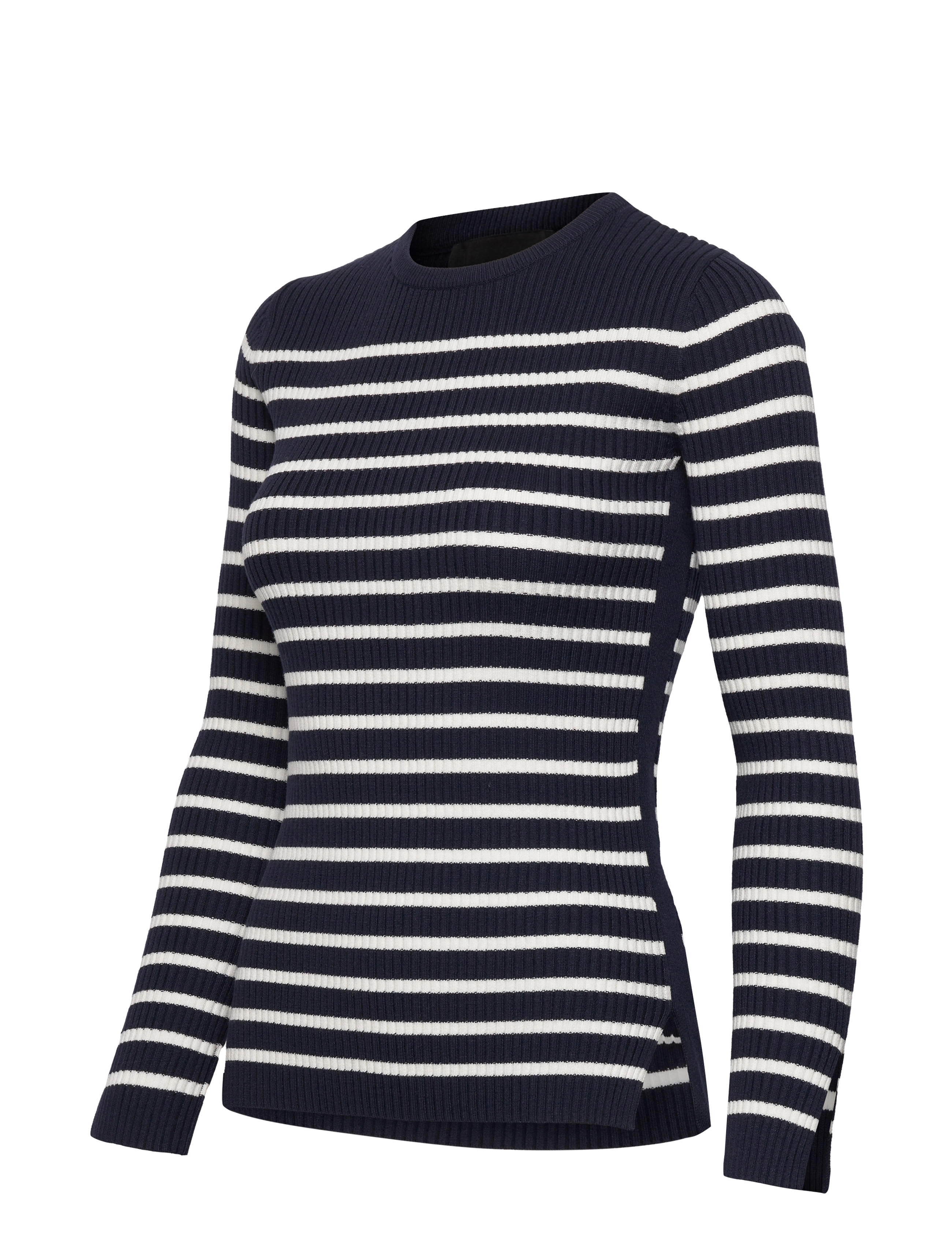 Levete Room - LR-AGNES - tröjor - l200c - dark navy combi - 2
