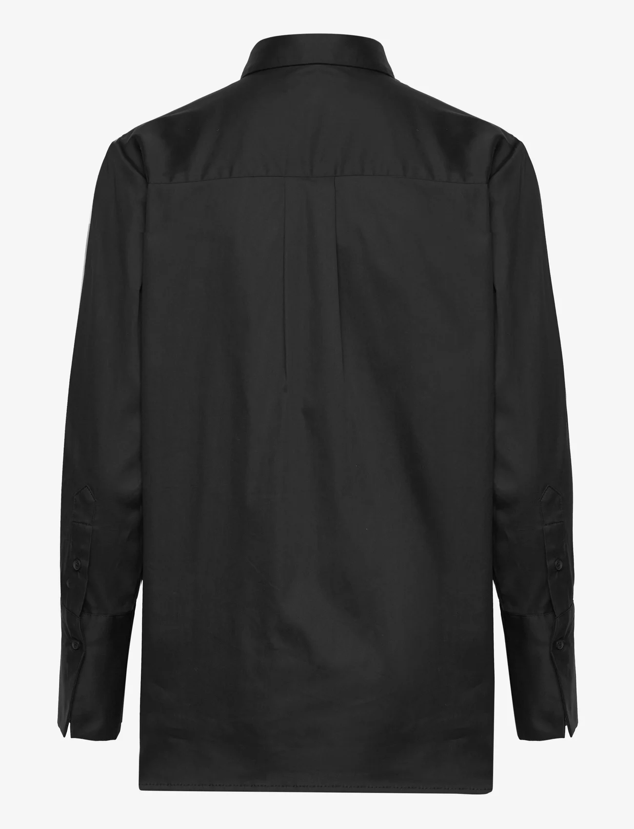 Levete Room - LR-ISLA SOLID - koszule z długimi rękawami - l999 - black - 1