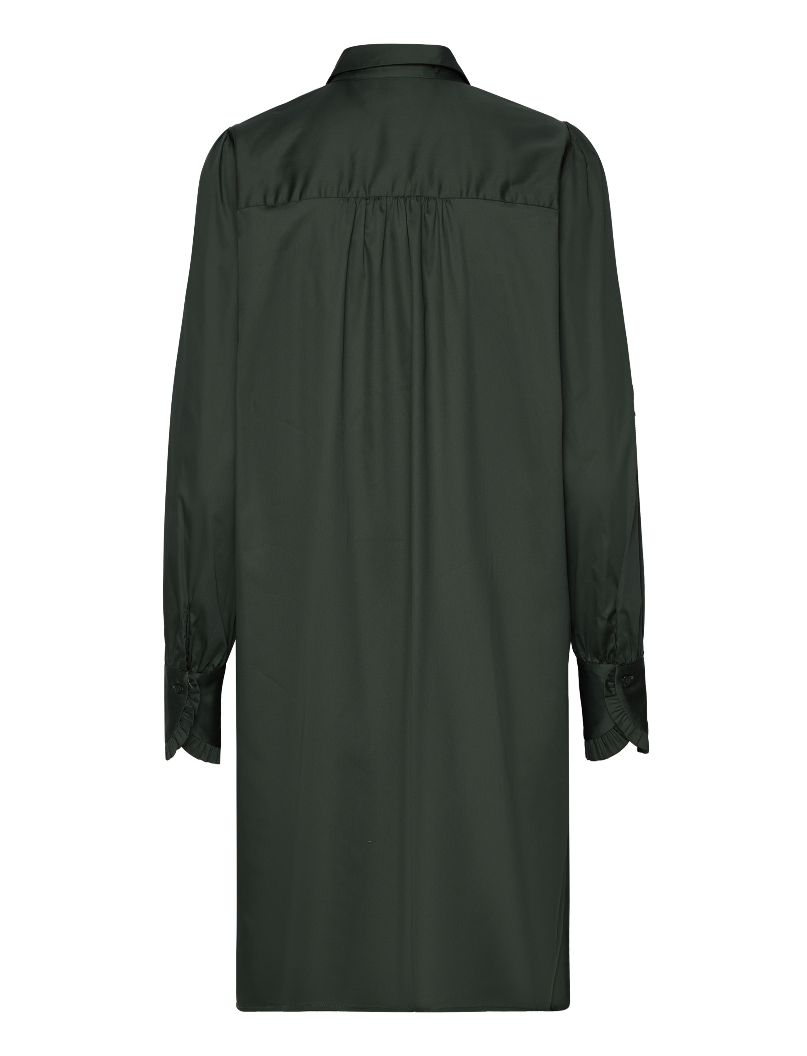Levete Room - LR-ISLA SOLID - skjortklänningar - l706 - monet green - 1