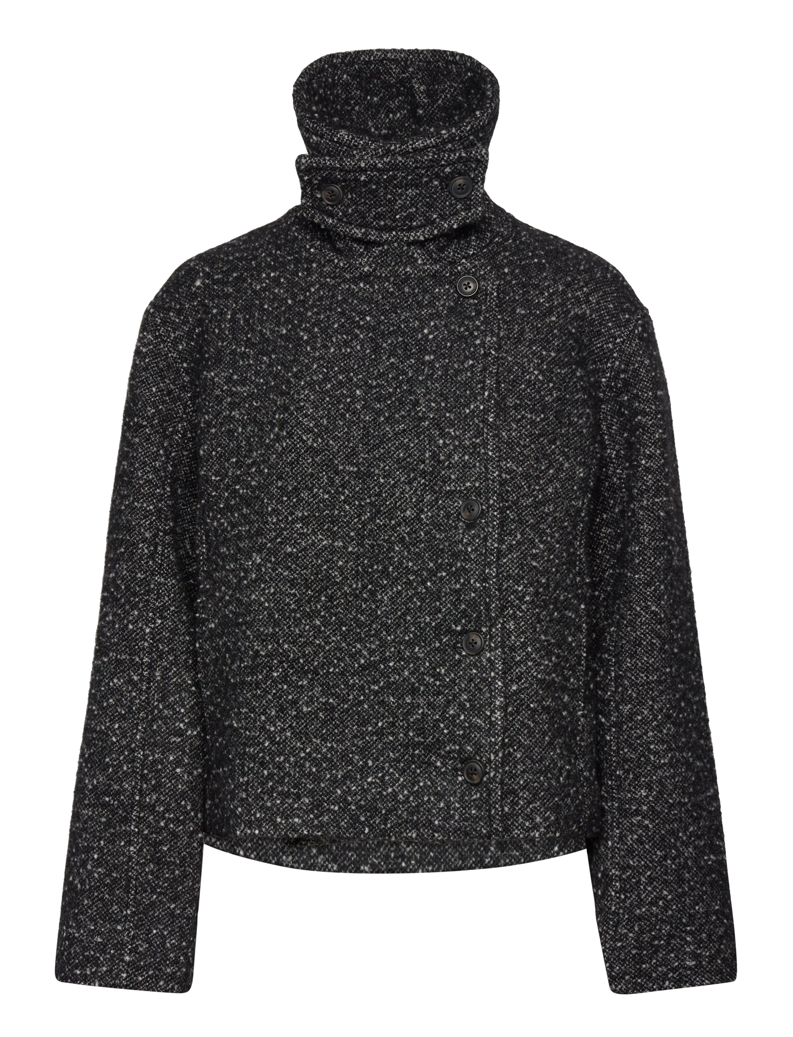 Levete Room - LR-HAILEY - uldjakker - black combi - 2