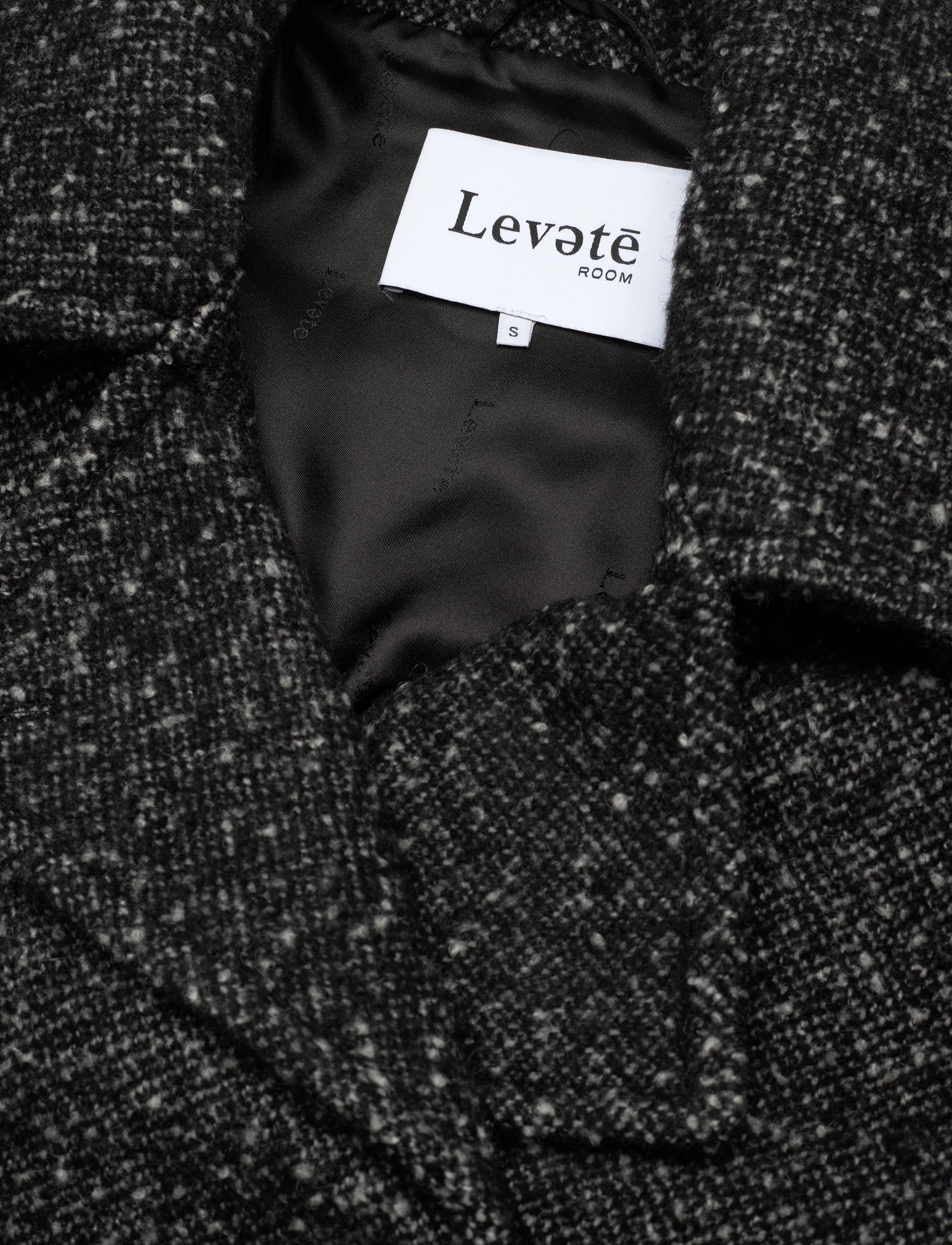 Levete Room - LR-HAILEY - uldjakker - black combi - 3
