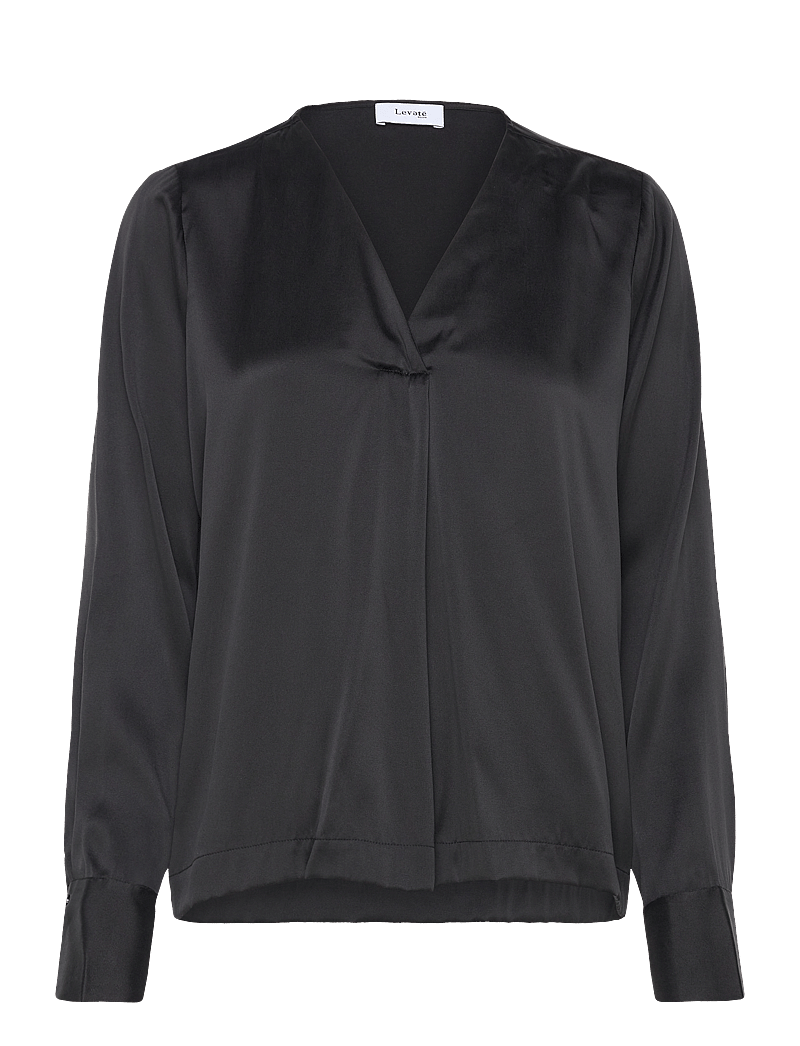 Levete Room - LR-GALE - langærmede bluser - black - 0