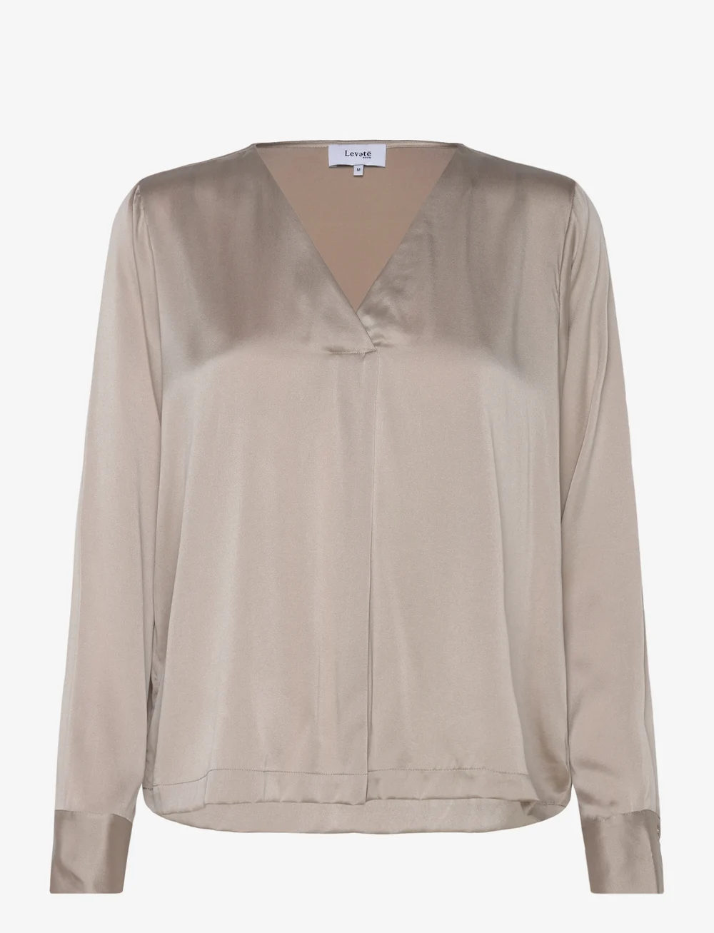 Levete Room - LR-GALE - långärmade blusar - silver lining - 0