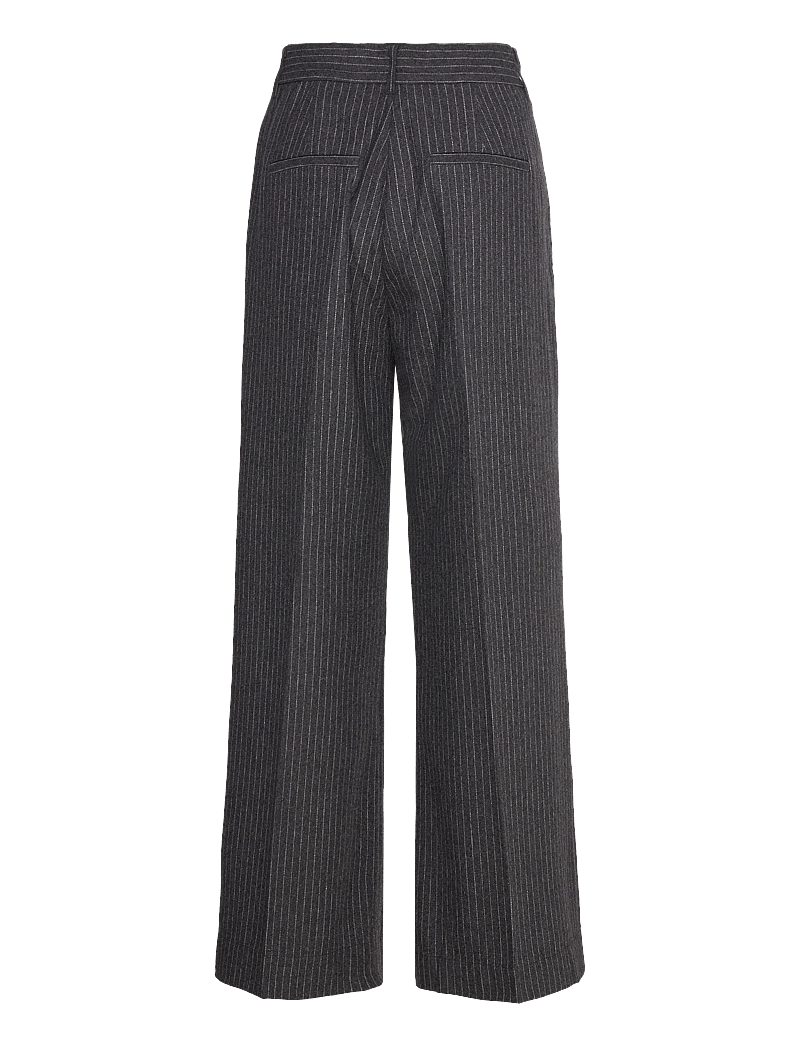 Levete Room - LR-IRIS - tailored trousers - dark grey m combi - 1