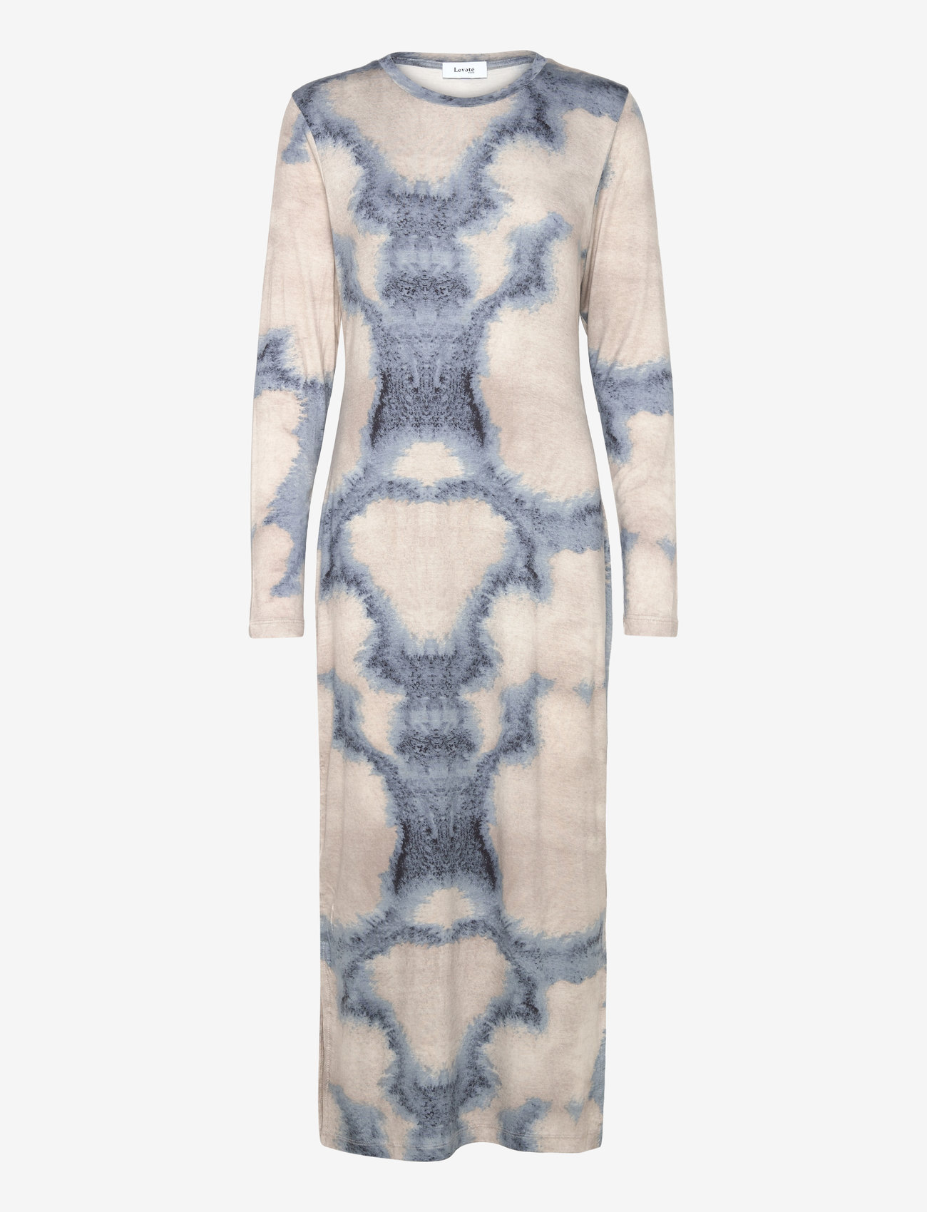 Levete Room - LR-INDIGO - t-shirt dresses - silver lining combi - 0