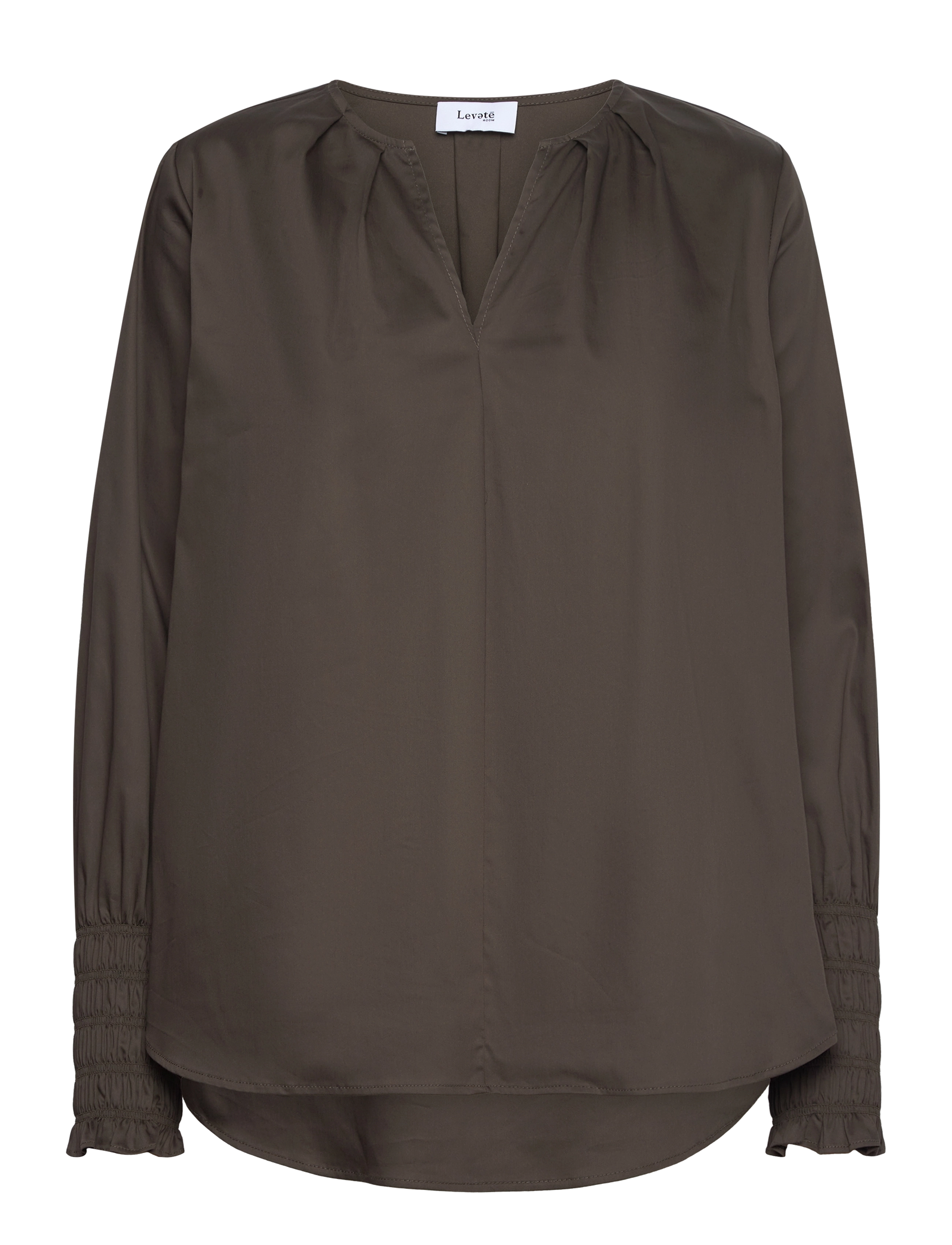 LEVETE ROOM Lr-Isla Solid Khaki - XS - Damen