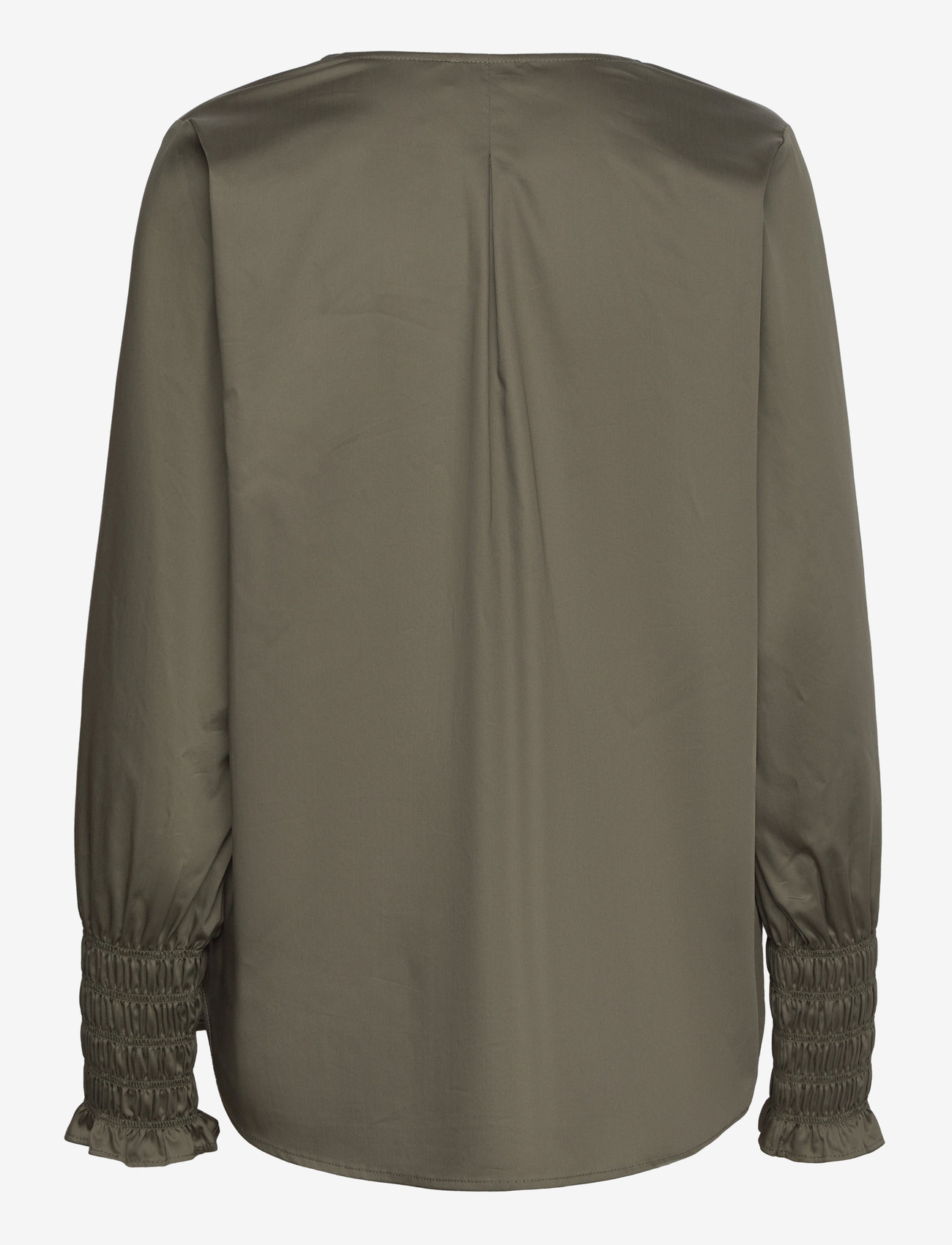 Levete Room - LR-ISLA SOLID - langærmede bluser - tea leaf - 1