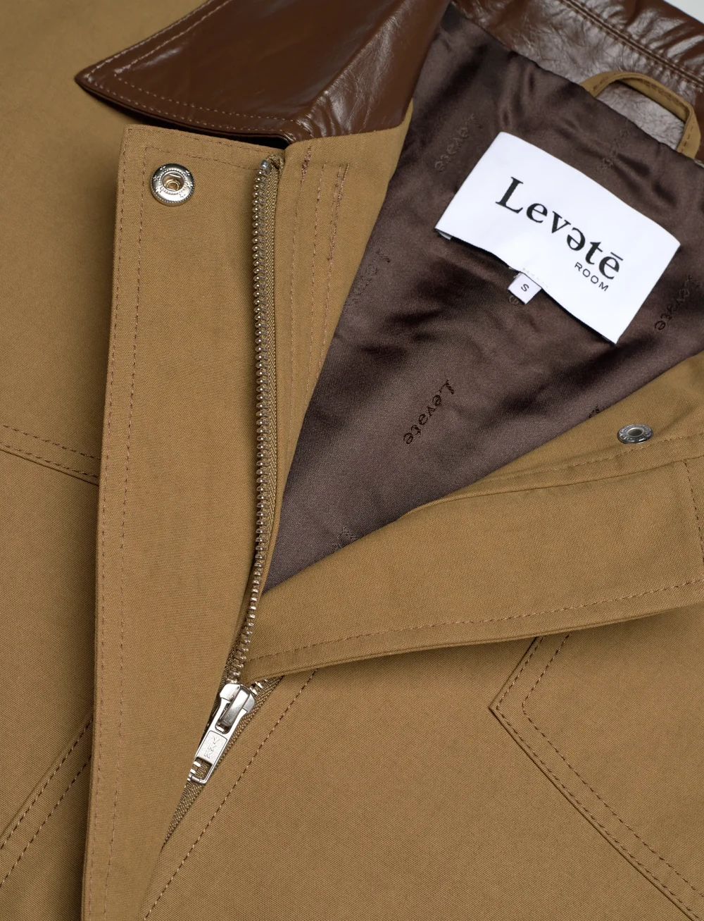 Levete Room - LR-MAGGIE - utilityjackor - l784c - gothic olive combi - 2