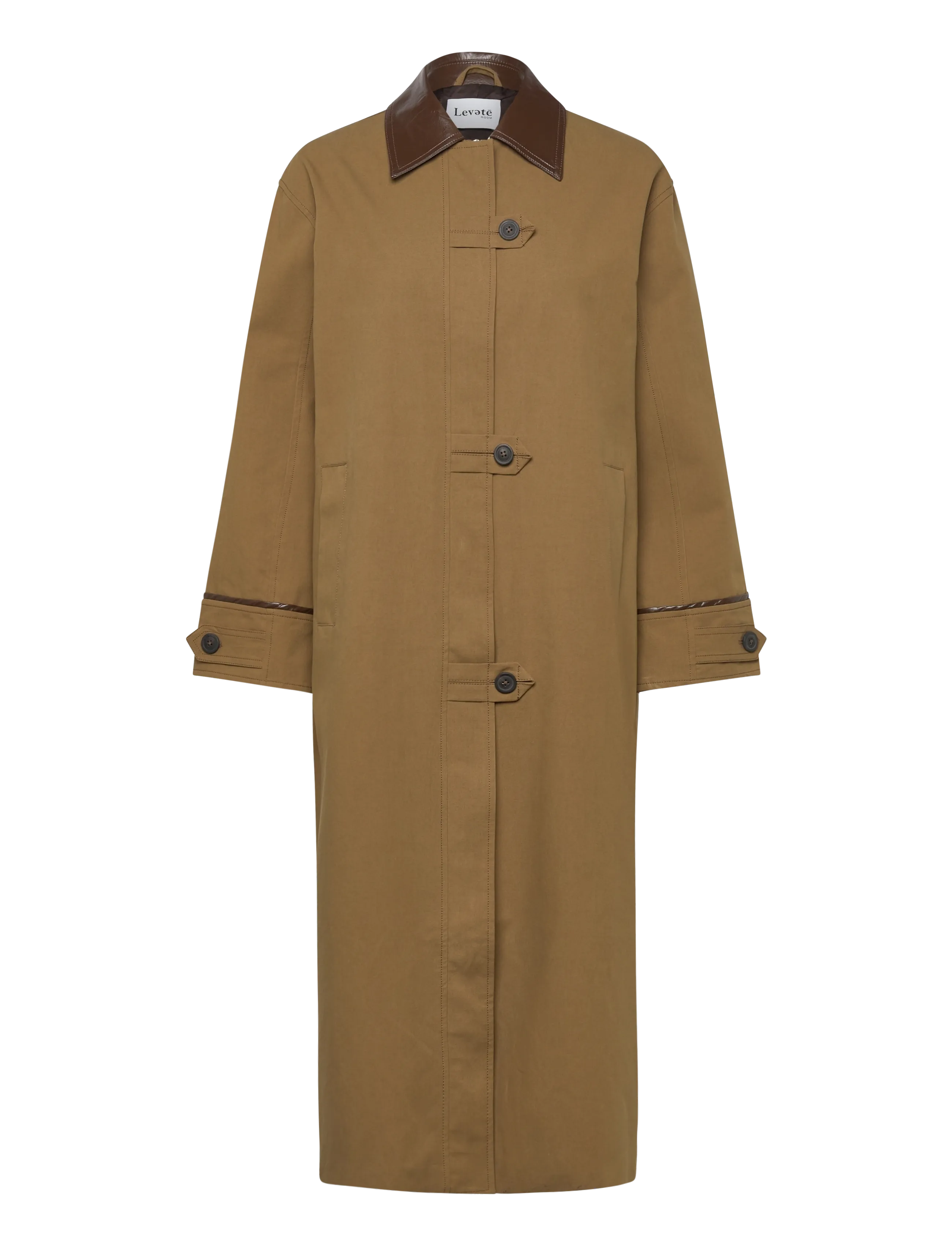 Levete Room LR-MAGGIE - Tøj - L784C - GOTHIC OLIVE COMBI / brown