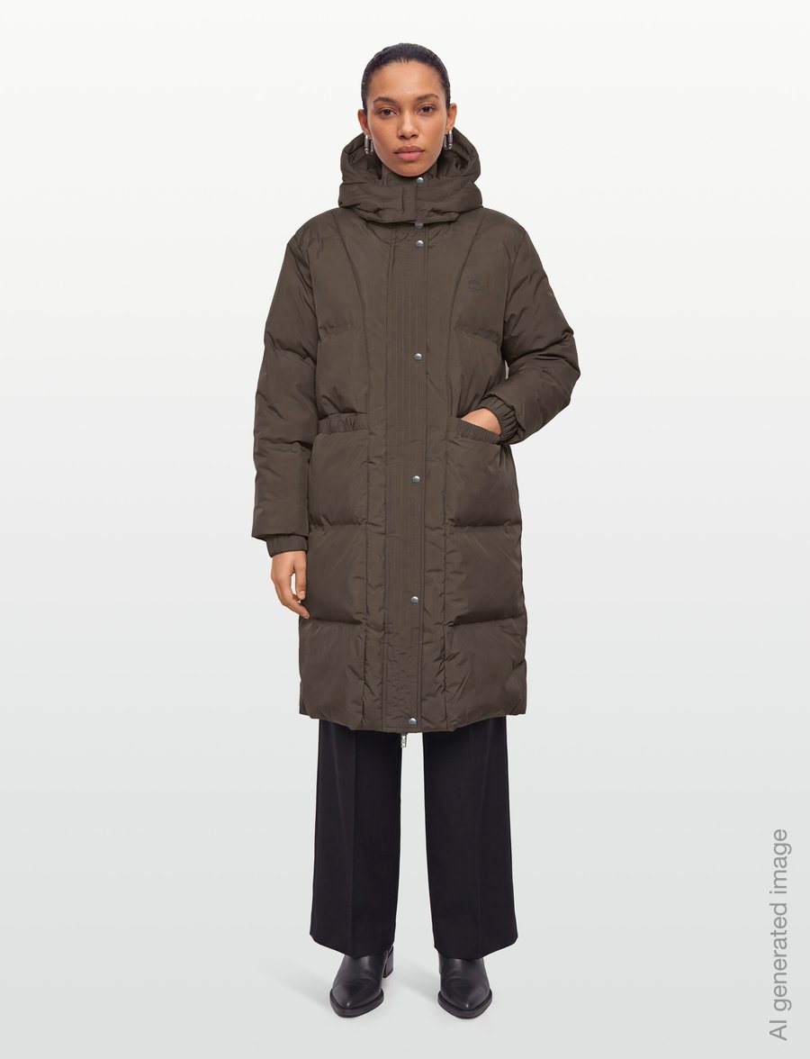 Levete Room - LR-MONA - winterjassen - l894 - coffee - 0
