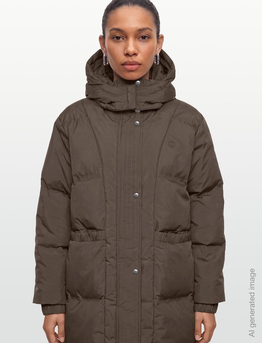 Levete Room - LR-MONA - winterjassen - l894 - coffee - 3