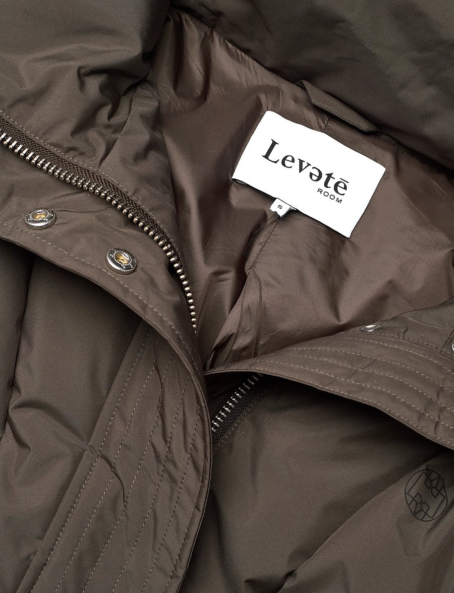 Levete Room - LR-MONA - winterjassen - l894 - coffee - 2