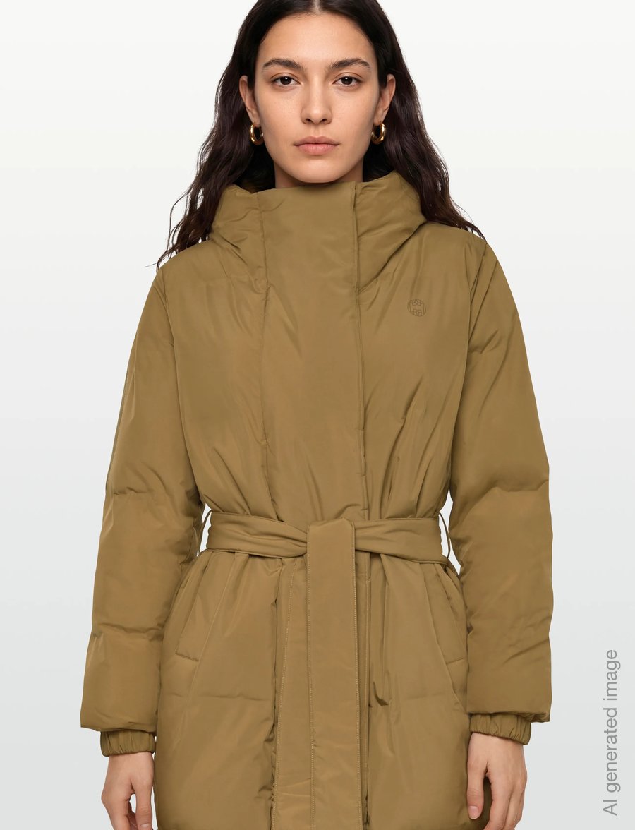 Levete Room - LR-MONA - winter jackets - l784 - gothic olive - 3
