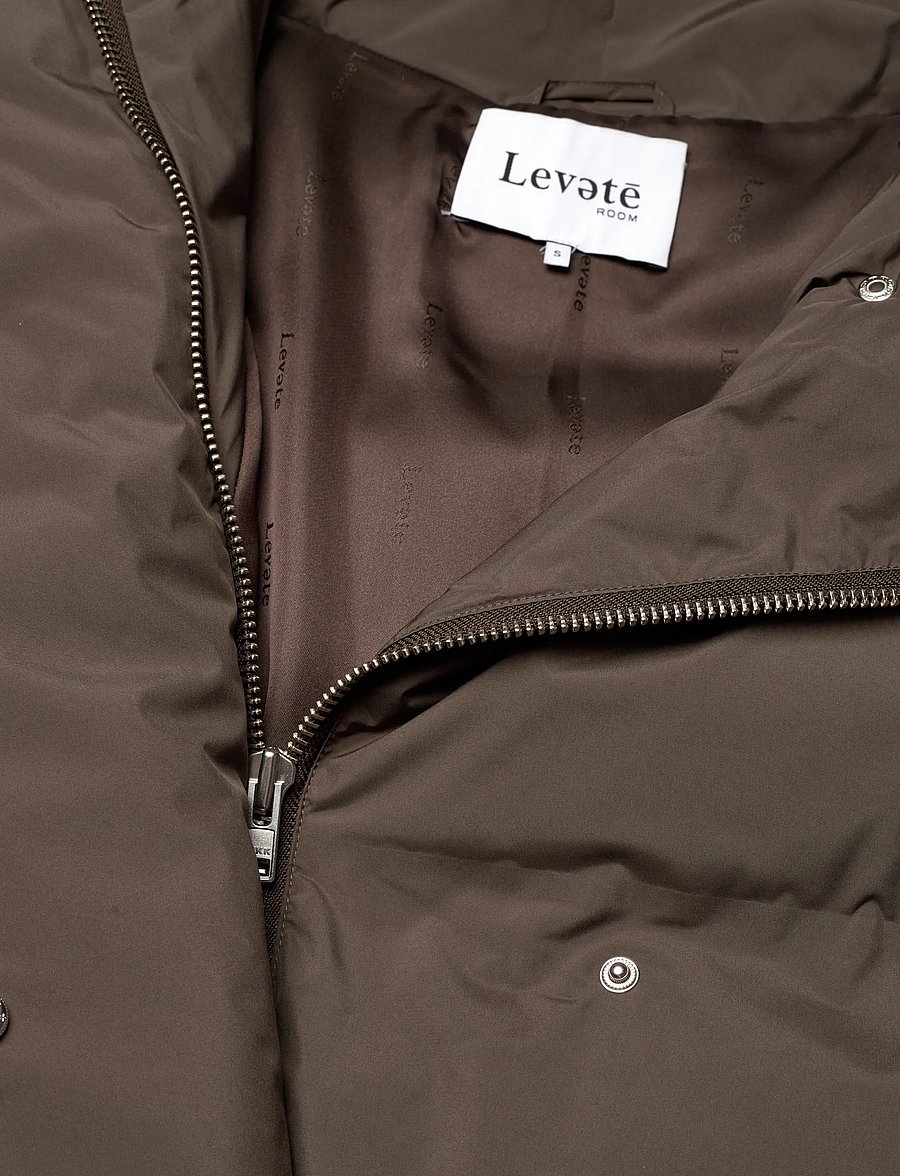 Levete Room - LR-MONA - winter jackets - l894 - coffee - 2