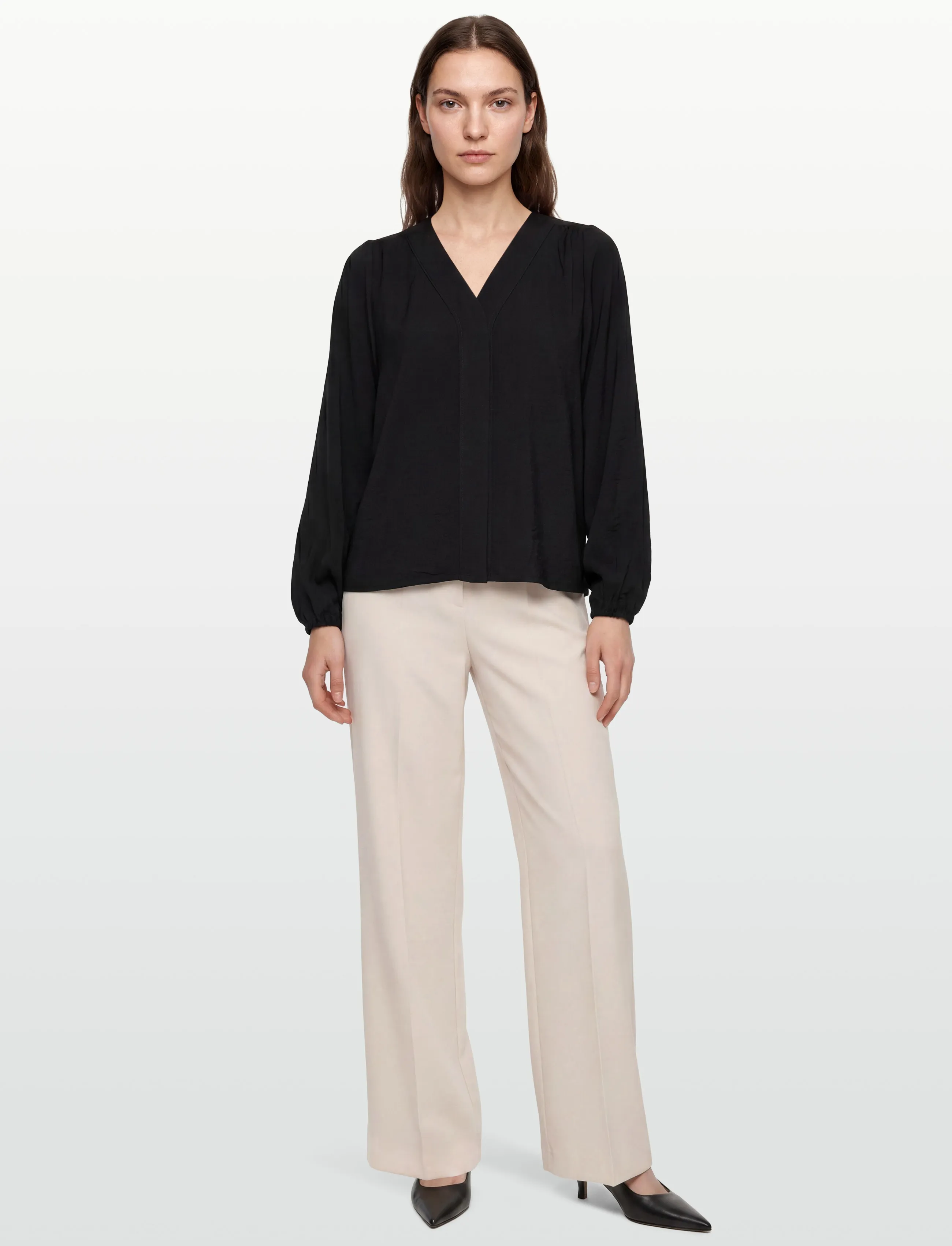 Levete Room Lr-Nikki, M, Black, Bluser > Langærmede, Dame