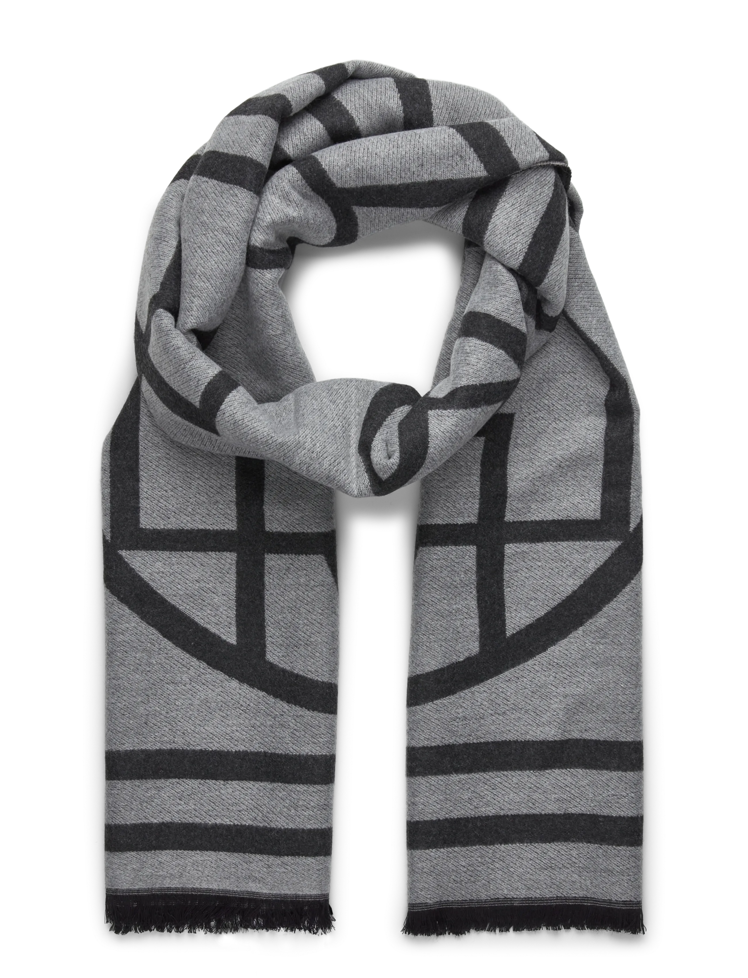 Levete Room Lr-Hartley, One Size, Scarves, Grau - Winter Frauen