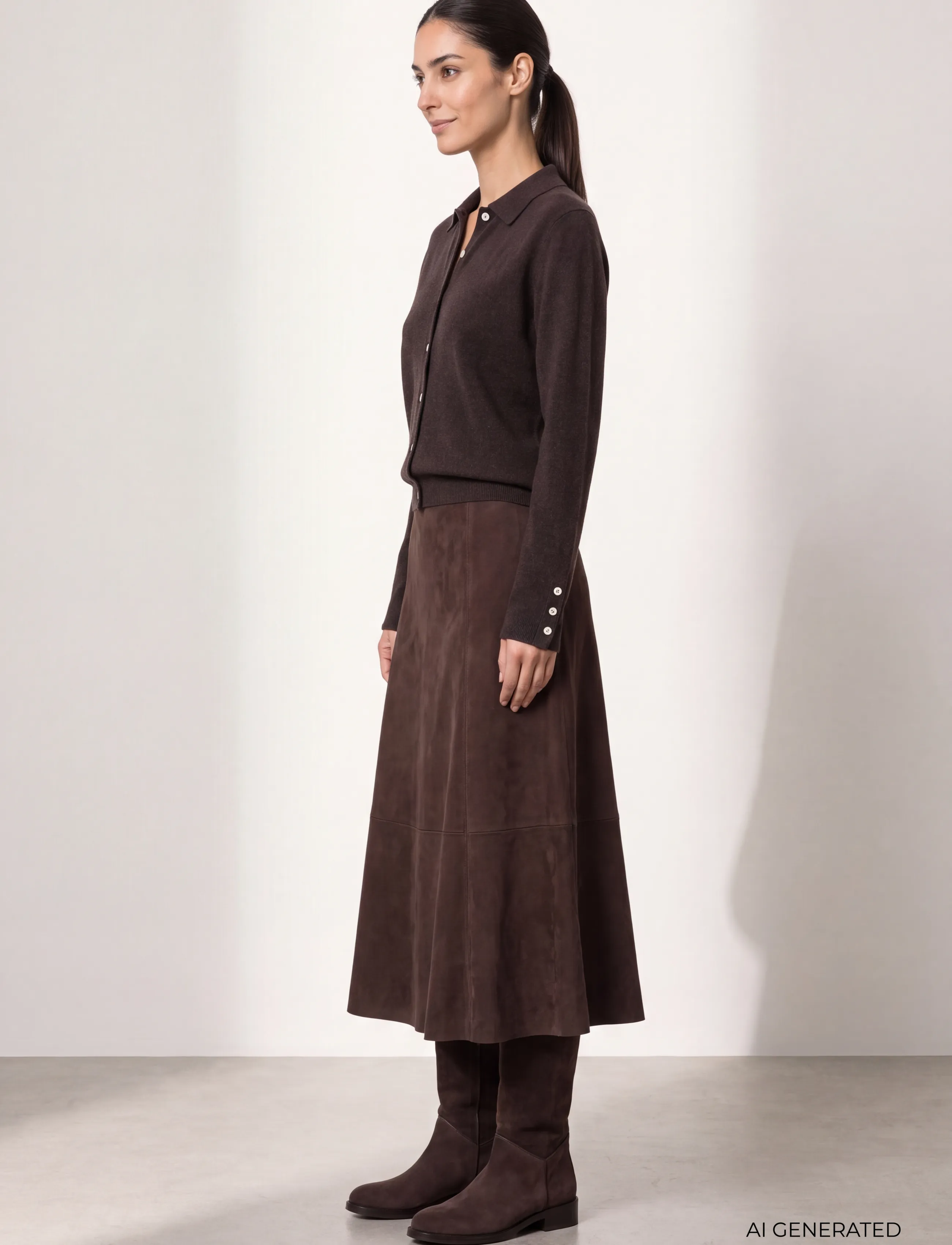 Levete Room - LR-TILA - midi-röcke - 8250 - after dark - 4