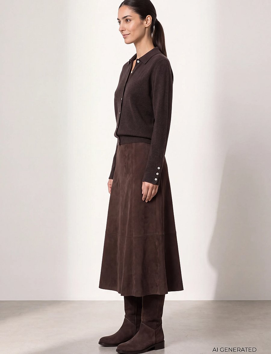 Levete Room - LR-TILA - midi-röcke - 8250 - after dark - 4