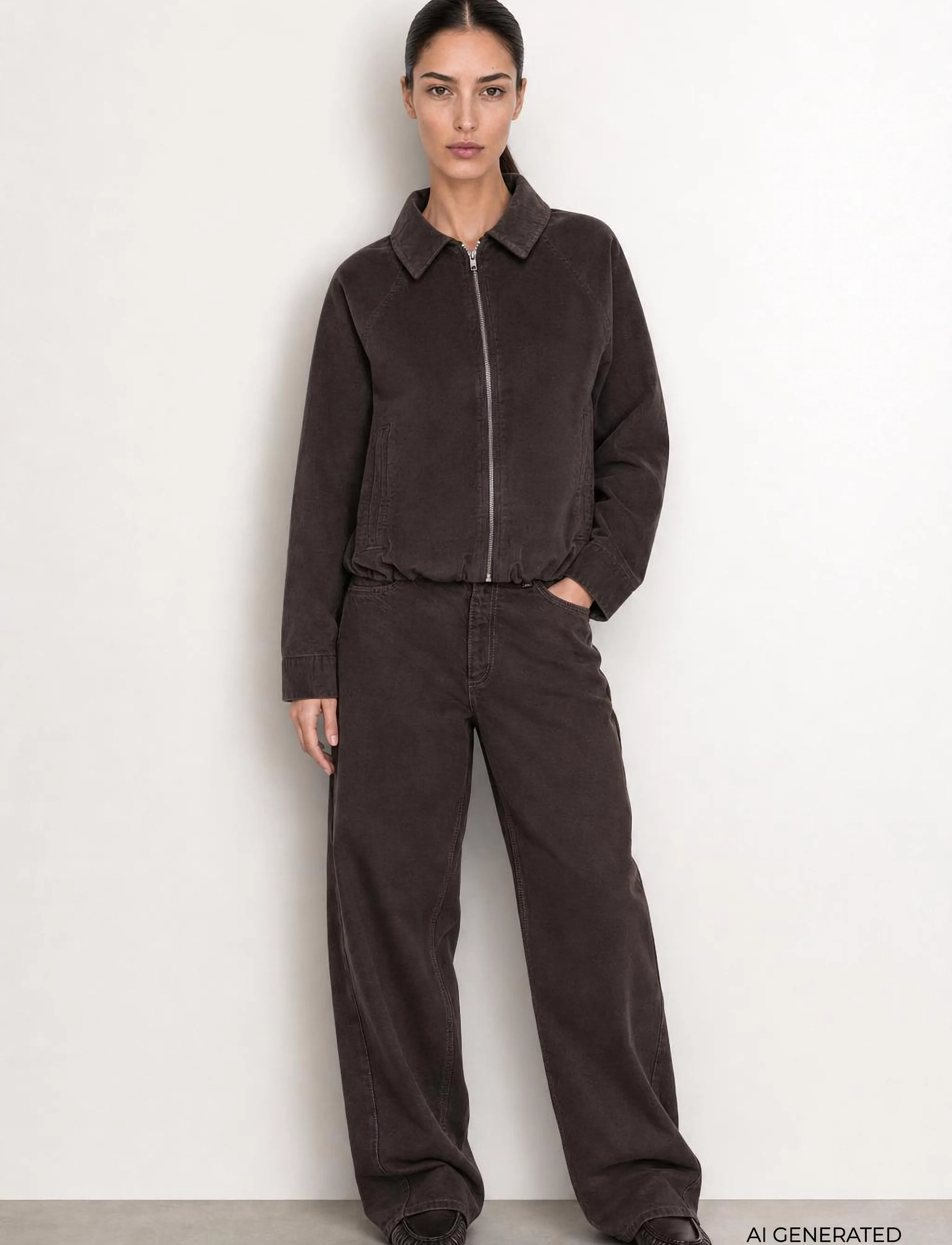 Levete Room LR-TORI - Bomberjakid - 8250 - AFTER DARK / brown