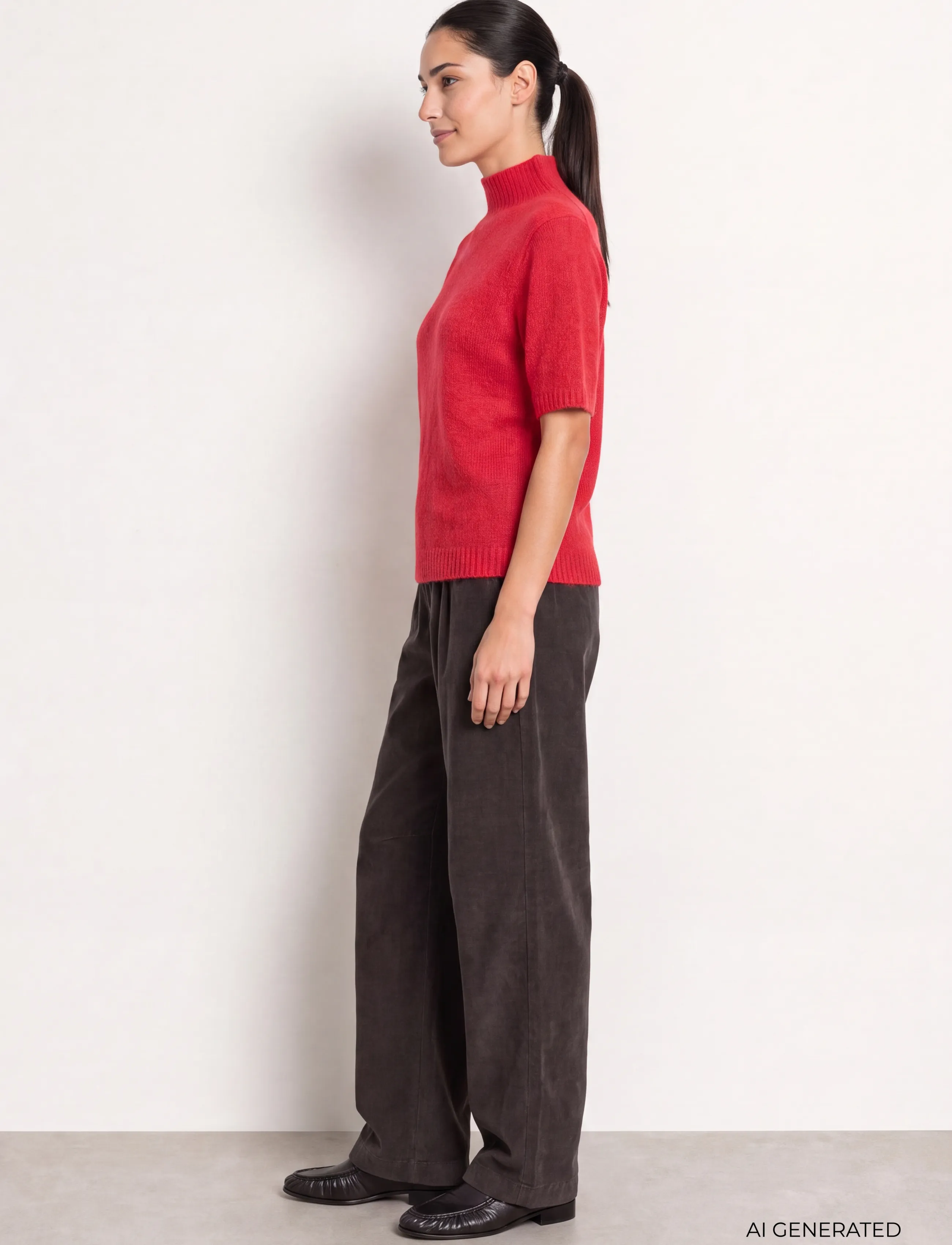 Levete Room - LR-NOREEN - striktrøjer - 4970 - mars red - 3