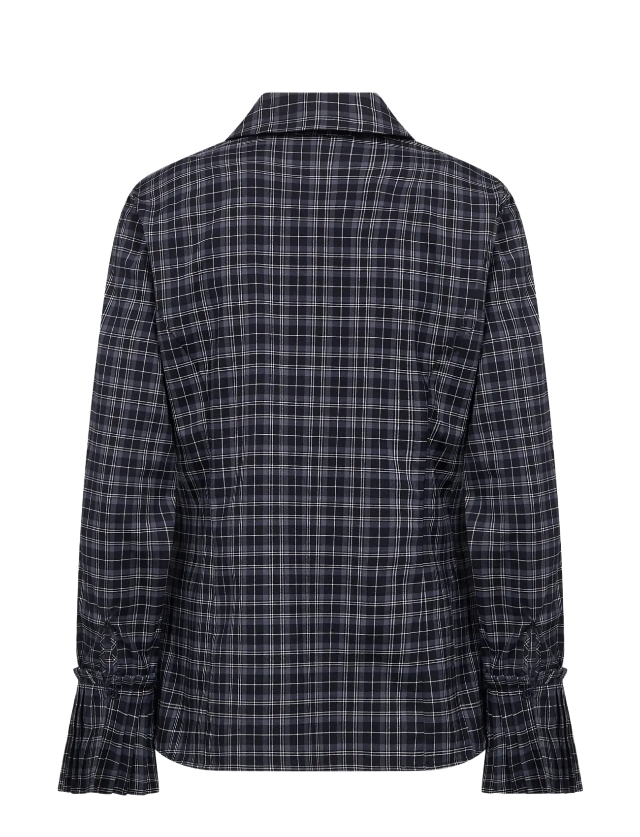 Levete Room - LR-TALMA - langærmede skjorter - 6995 dark navy combi - 2