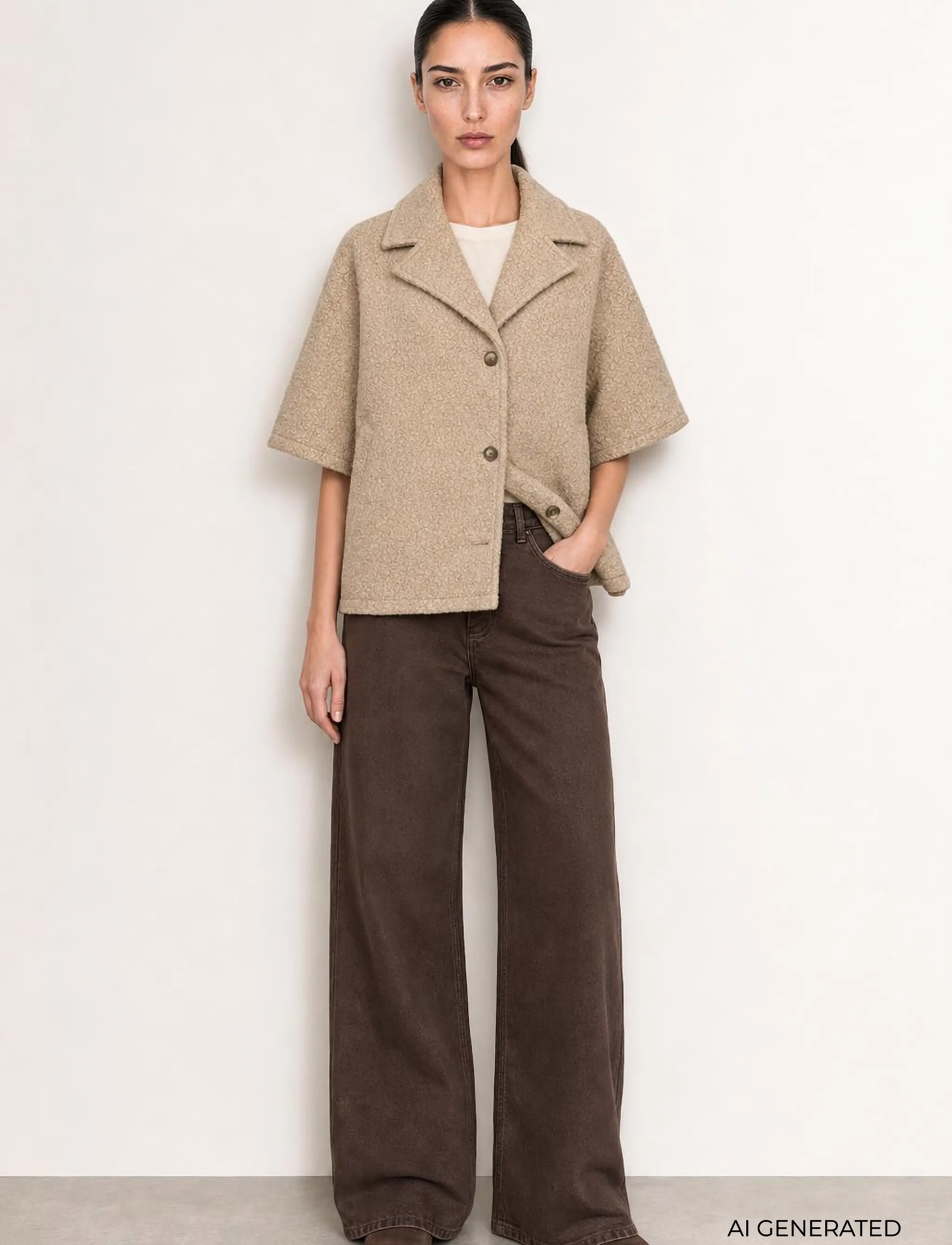 Levete Room LR-NISSA - Jackets - 1020 - PLAZA TAUPE / khaki/green
