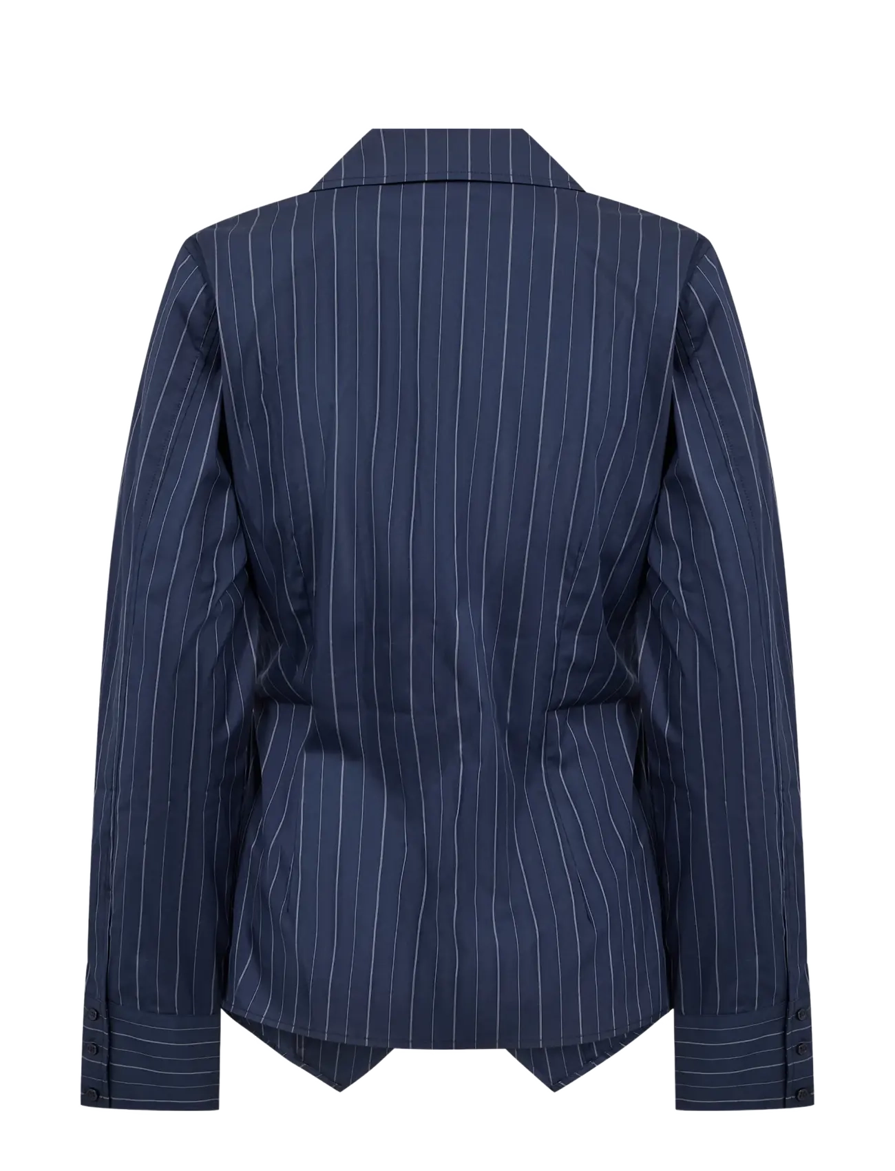 Levete Room - LR-TEO - long sleeved blouses - 6995 dark navy combi - 2