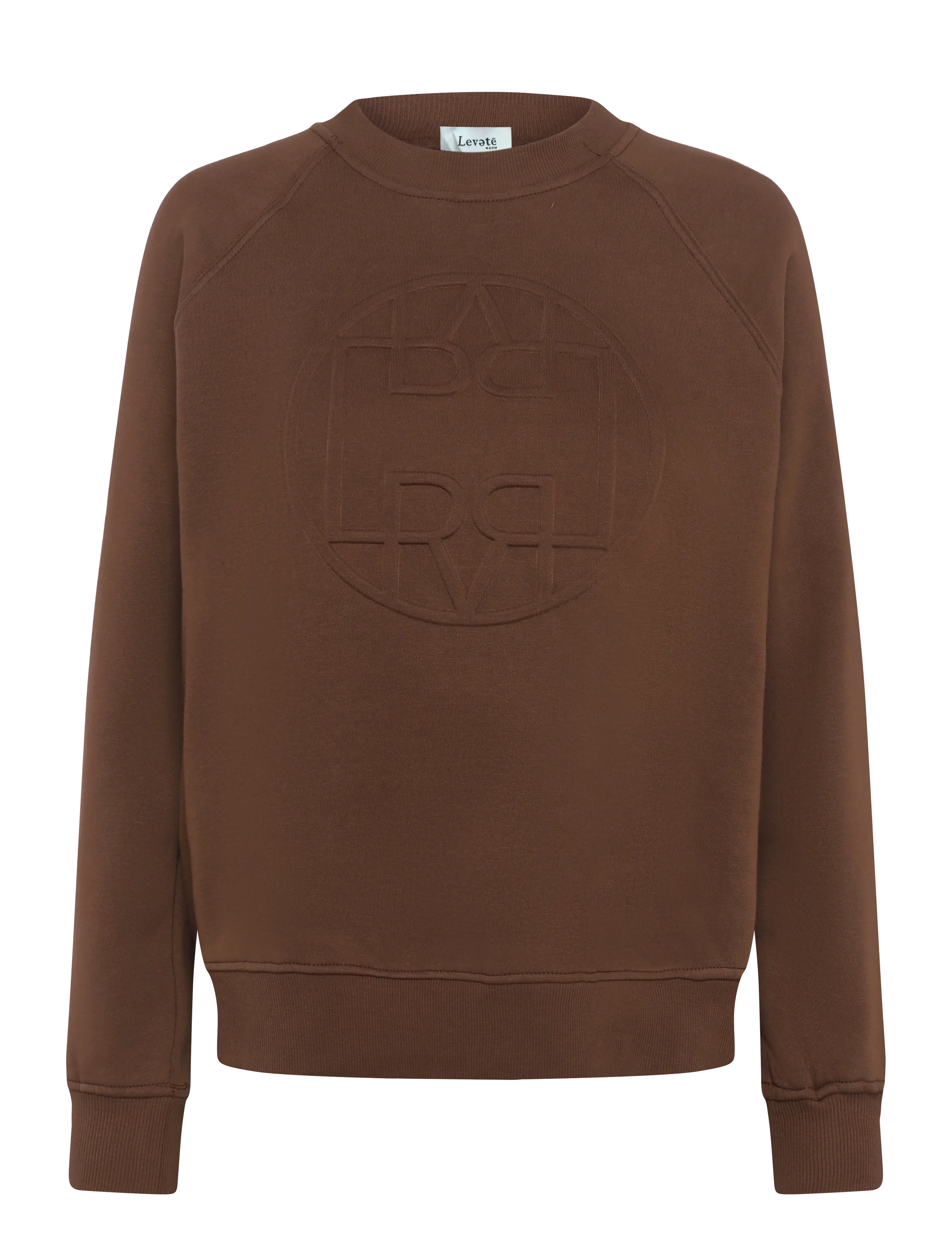 Levete Room LR-NUKA - Sweatshirts - 8125 - FONDUE FUDGE / brown