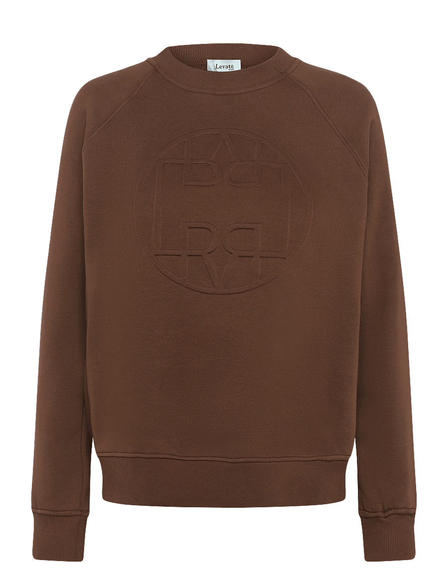 Levete Room - LR-NUKA - sweatshirts - 8125 - fondue fudge - 1