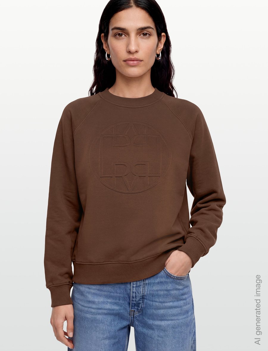 Levete Room - LR-NUKA - sweatshirts - 8125 - fondue fudge - 3