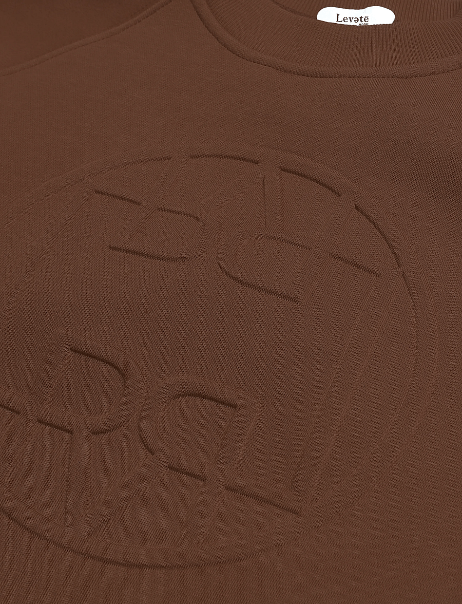 Levete Room - LR-NUKA - sweatshirts - 8125 - fondue fudge - 5