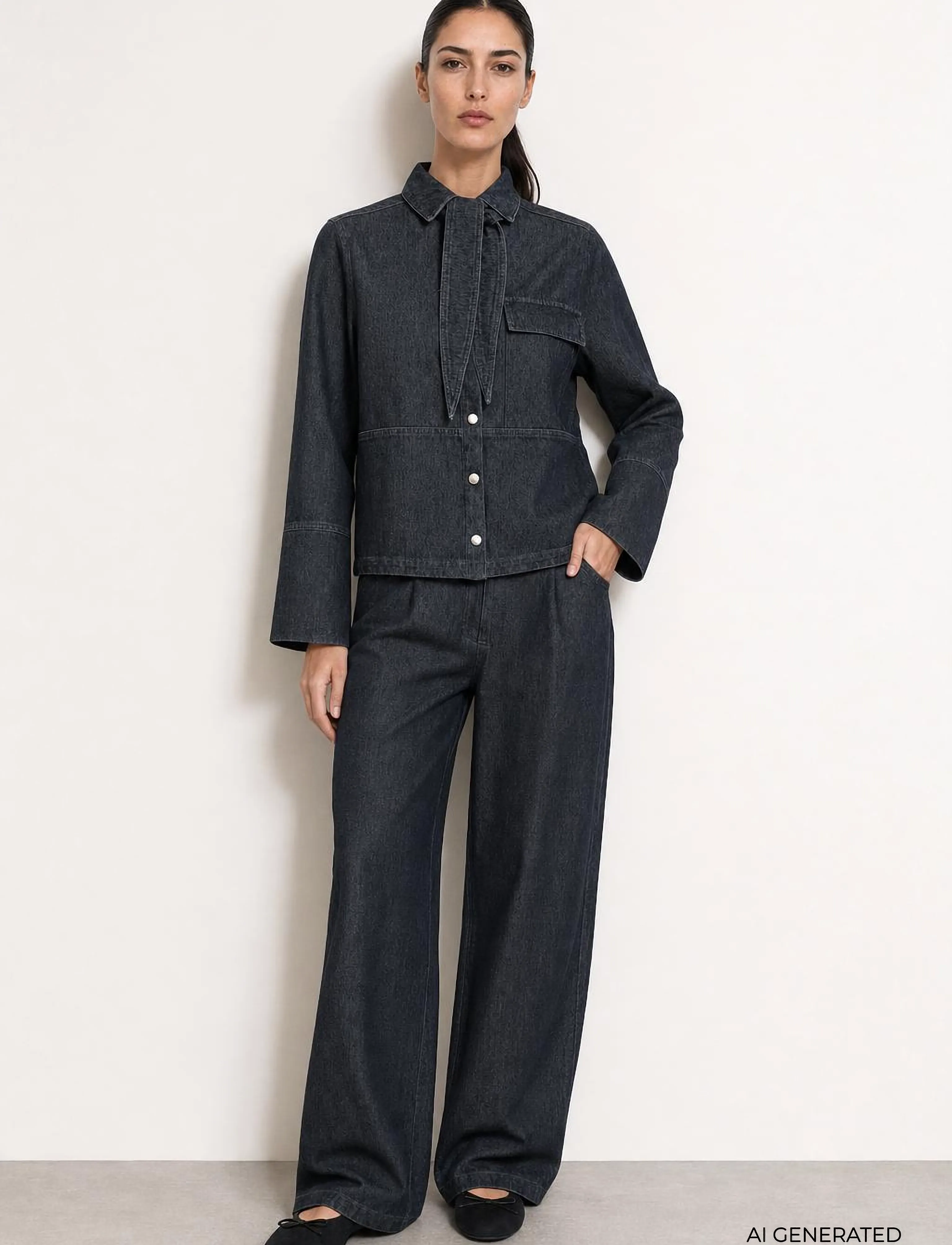 Levete Room LR-TITUS - Tøj - 2085 - MID BLUE DENIM / blue