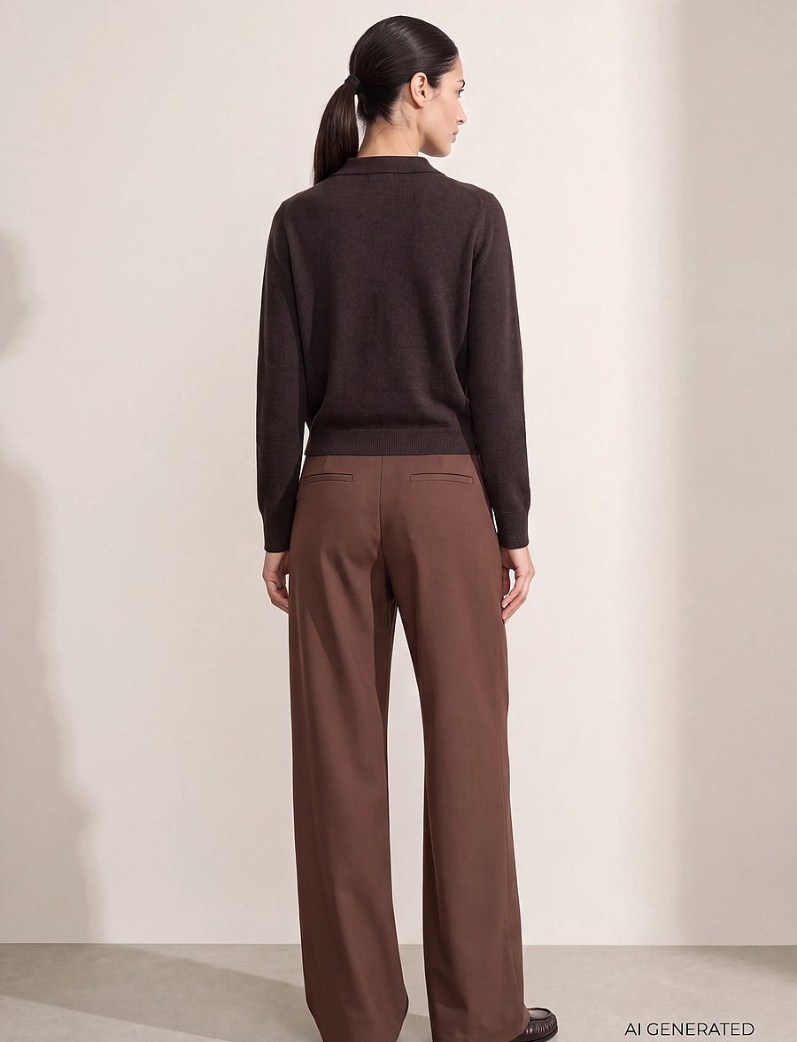 Levete Room - LR-PEETA - culottes - 8125 - fondue fudge - 5