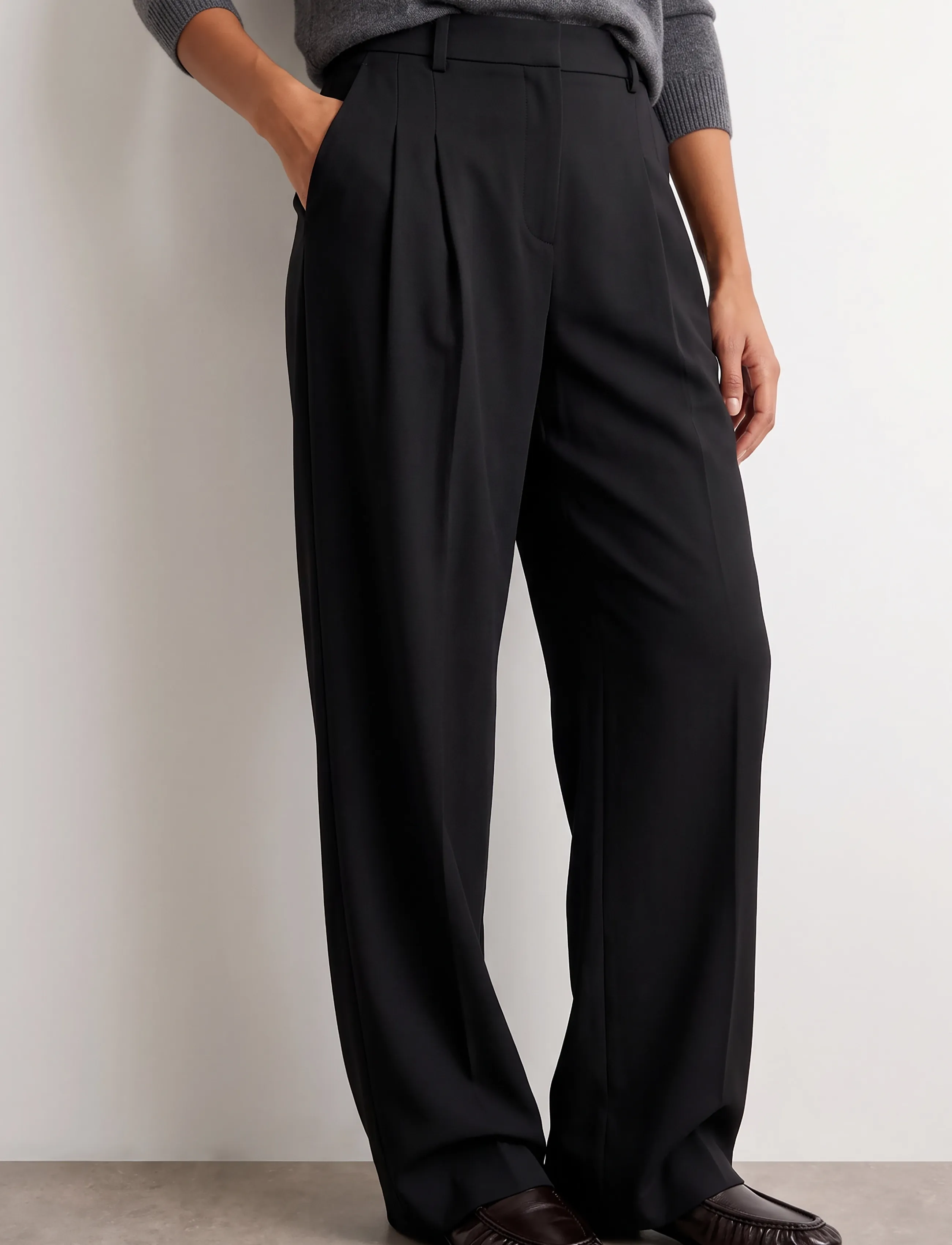 Levete Room - LR-PEETA - culottes - 9999 black - 3