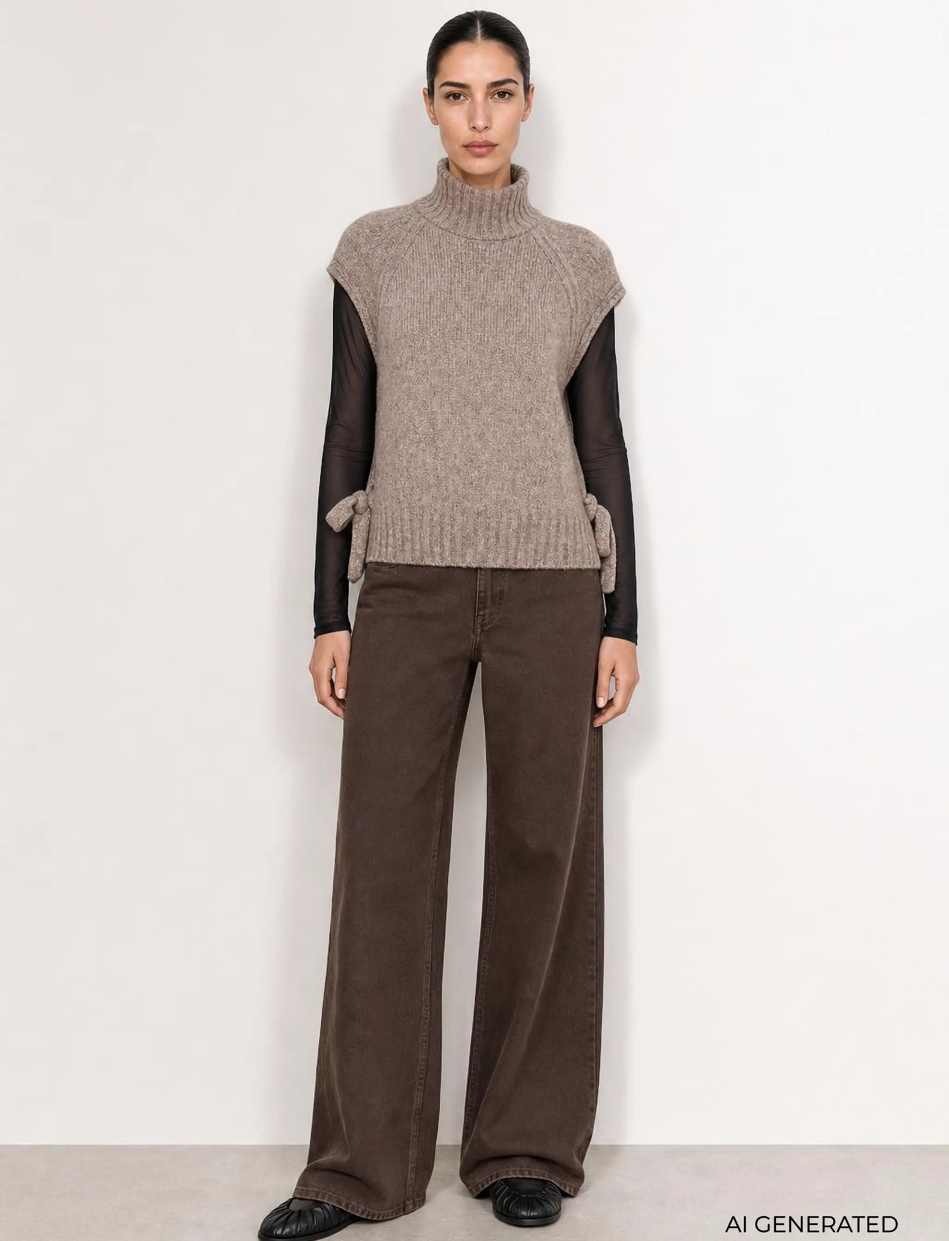 Levete Room - LR-TOGA - strikveste - 91020 - plaza taupe mel. - 0
