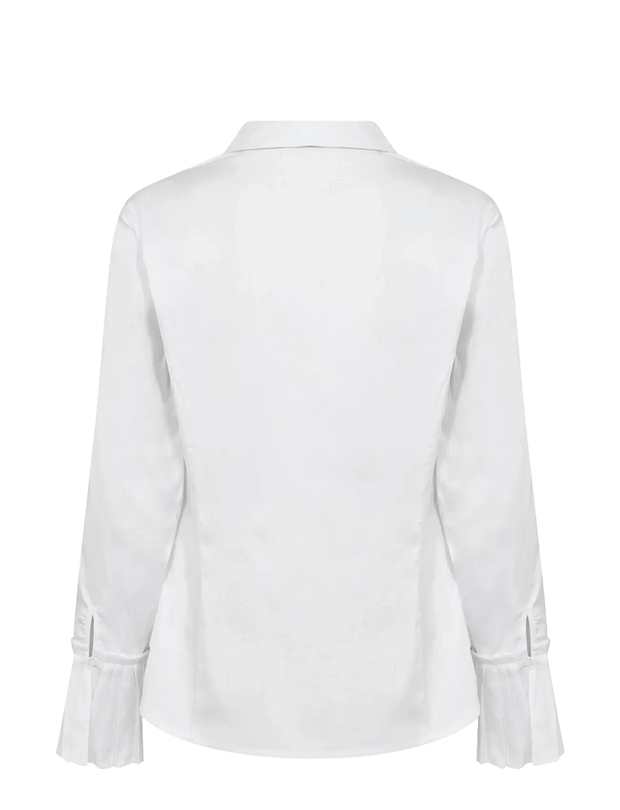 Levete Room - LR-ISLA SOLID - langärmlige hemden - 1000 white - 2