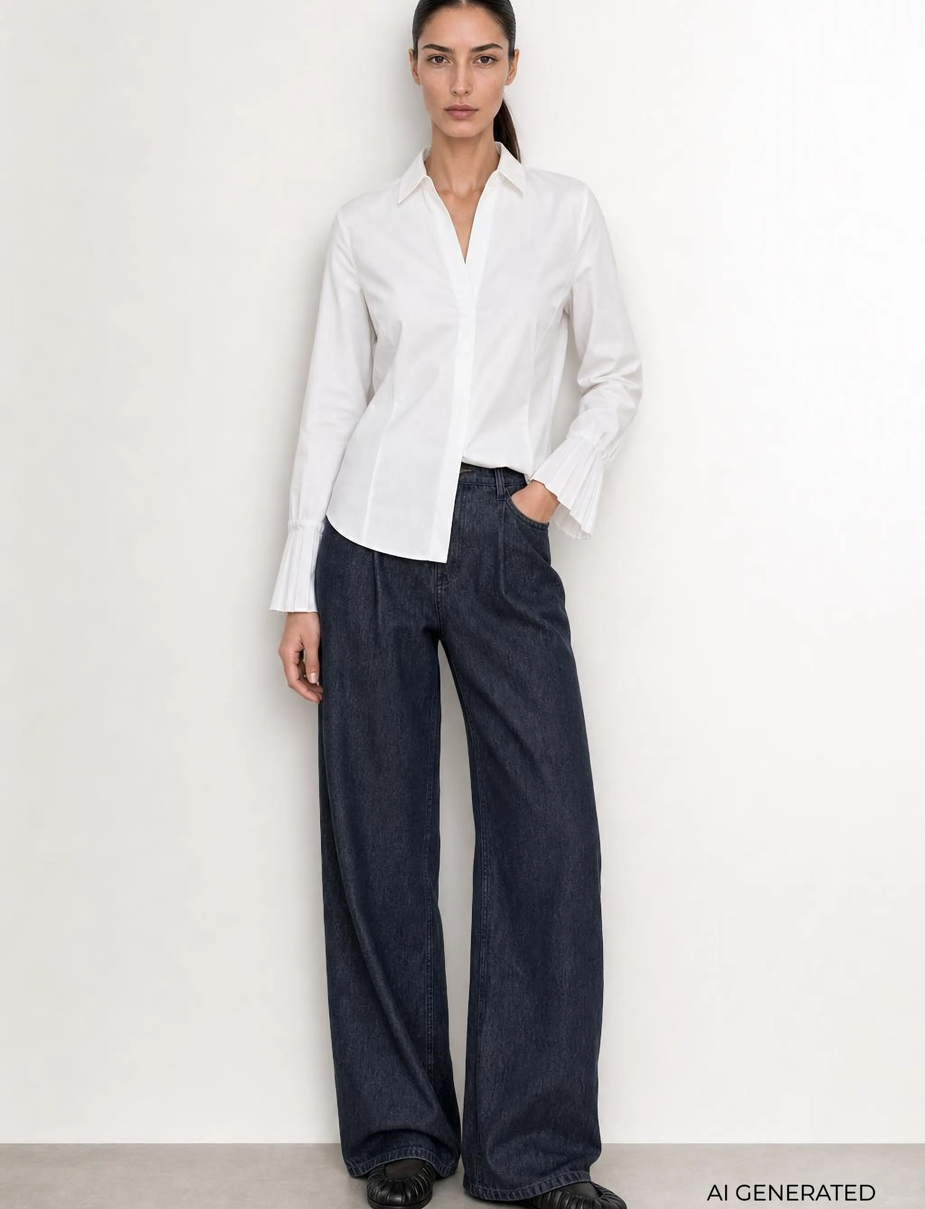 Levete Room LR-ISLA SOLID - Hemden - 1000 WHITE / white