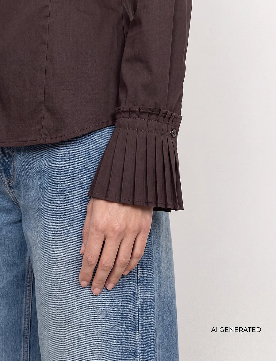 Levete Room - LR-ISLA SOLID - langärmlige hemden - 8250 - after dark - 5
