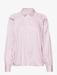 Levete Room - LR-ISLA SOLID - langærmede skjorter - l416 - ice pink - 0