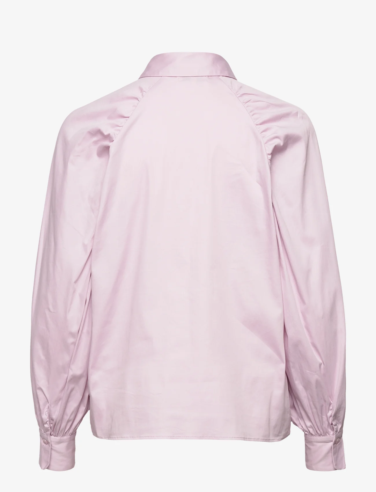 Levete Room - LR-ISLA SOLID - langærmede skjorter - l416 - ice pink - 1