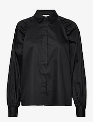 Levete Room - LR-ISLA SOLID - langærmede skjorter - l999 - black - 0