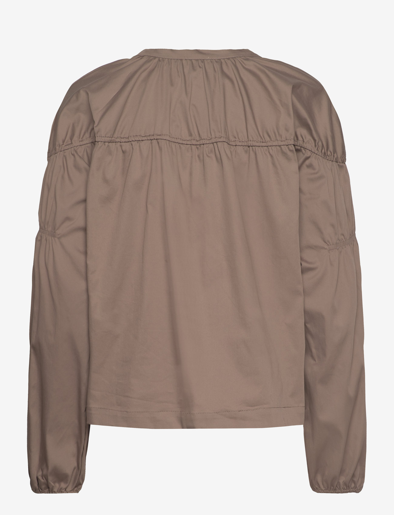 Levete Room - LR-ISLA SOLID - langärmlige blusen - walnut - 1